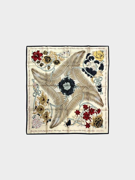 Hermes 2000s Fleurs De L'Opera Scarf