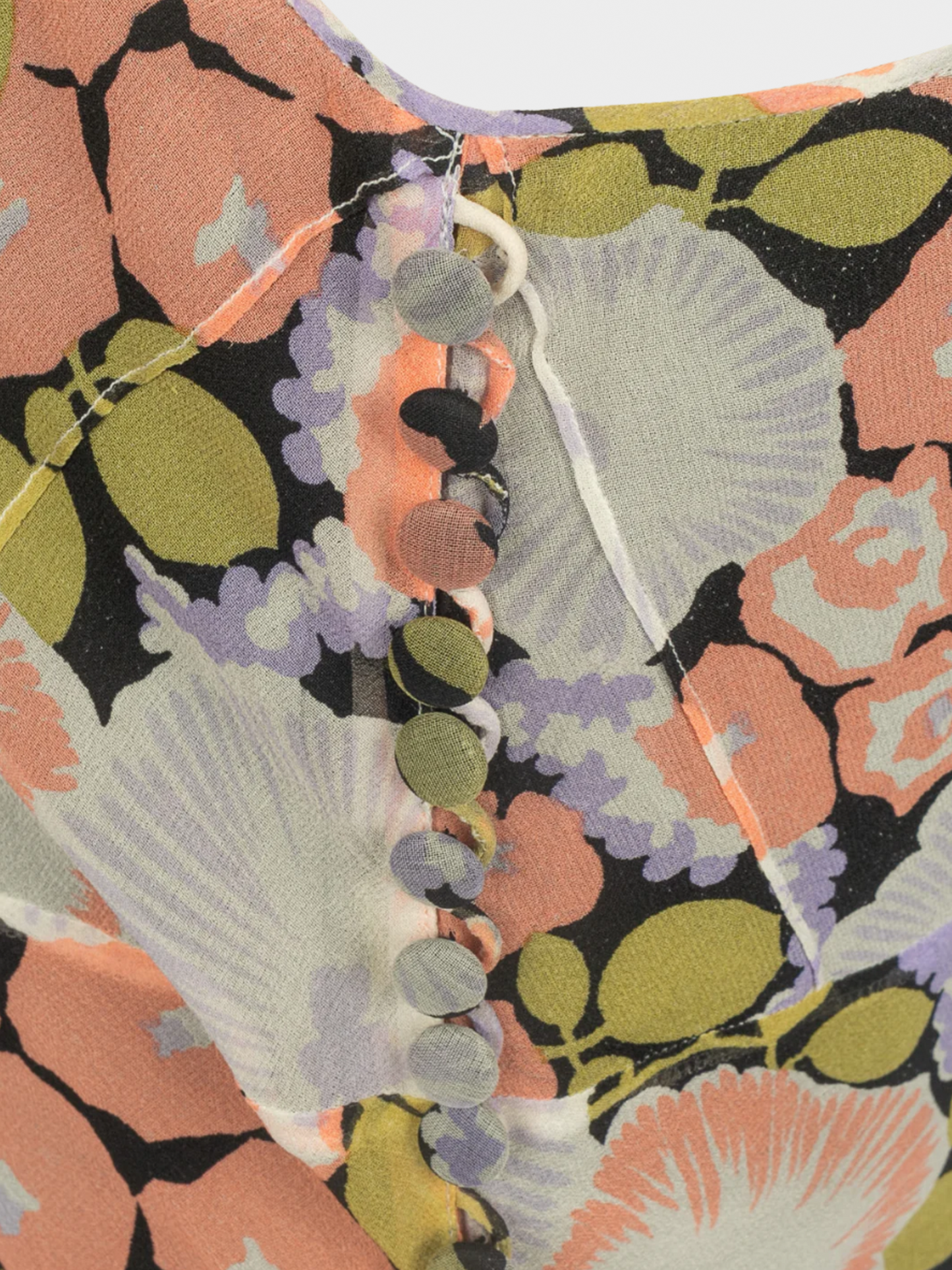 John Galliano 1990s Floral Multicoloured Silk Dress