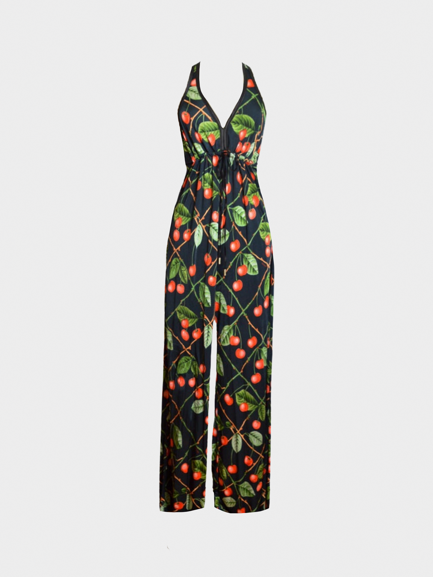 John Galliano FW 2003 Cherry Print Jumpsuit
