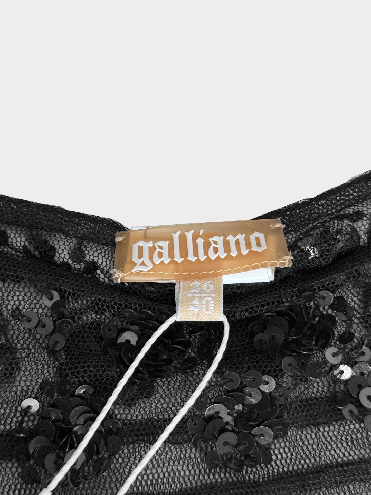 John Galliano 2000s Black Floral Beaded and Sequined Mini Dress