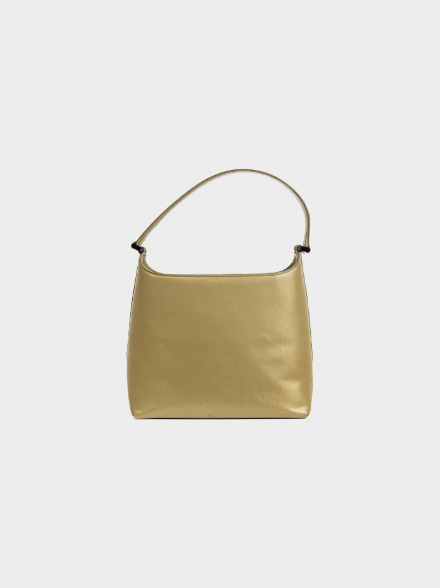 Givenchy 1990s Gold Leather 4G-Logo Handbag