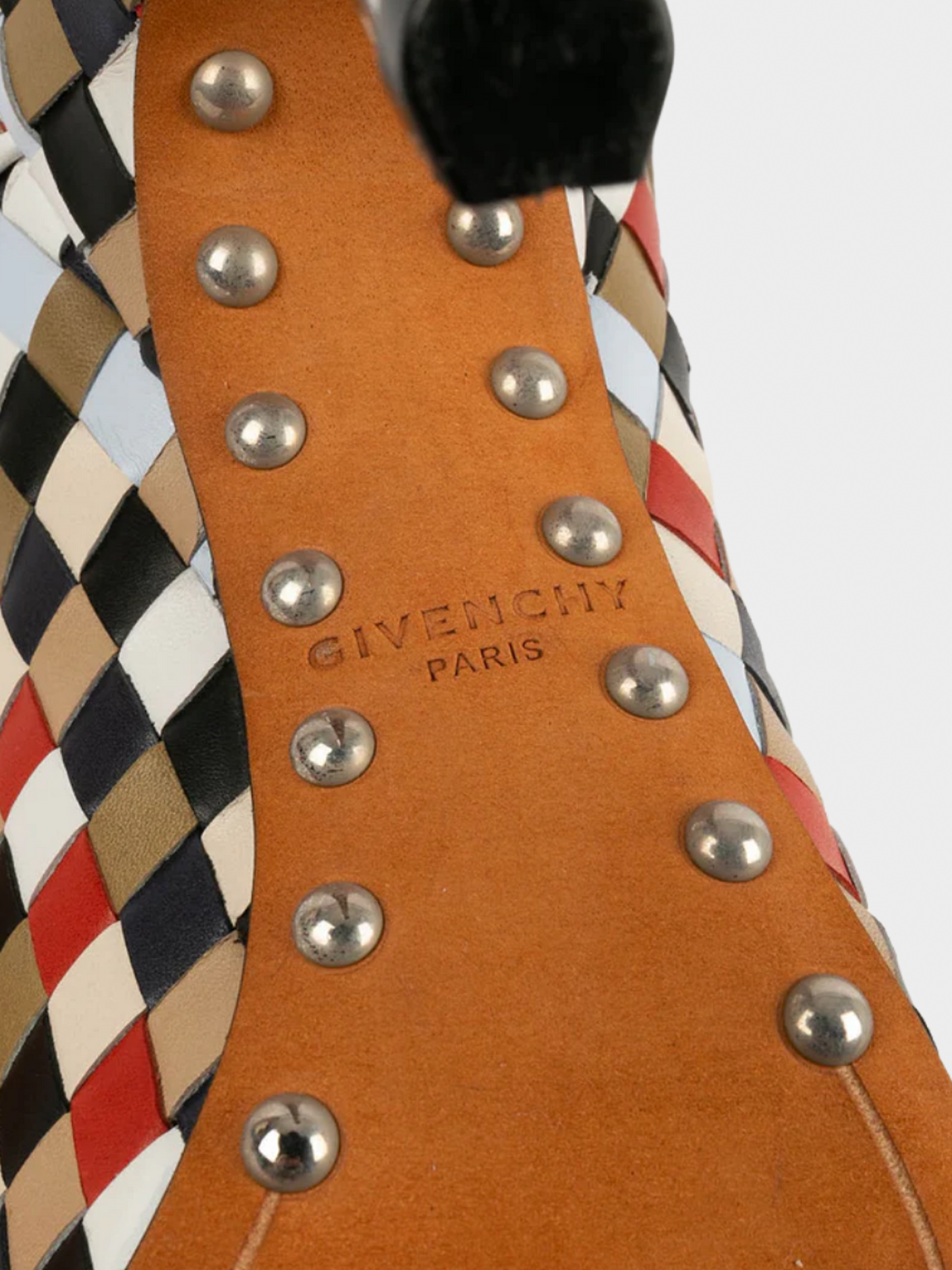 Givenchy 2010s Multicoloured Braided Leather Boots