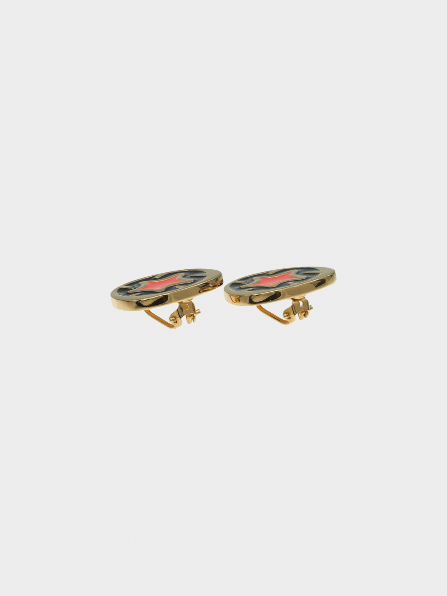 Givenchy 1980s Star Motif Earrings