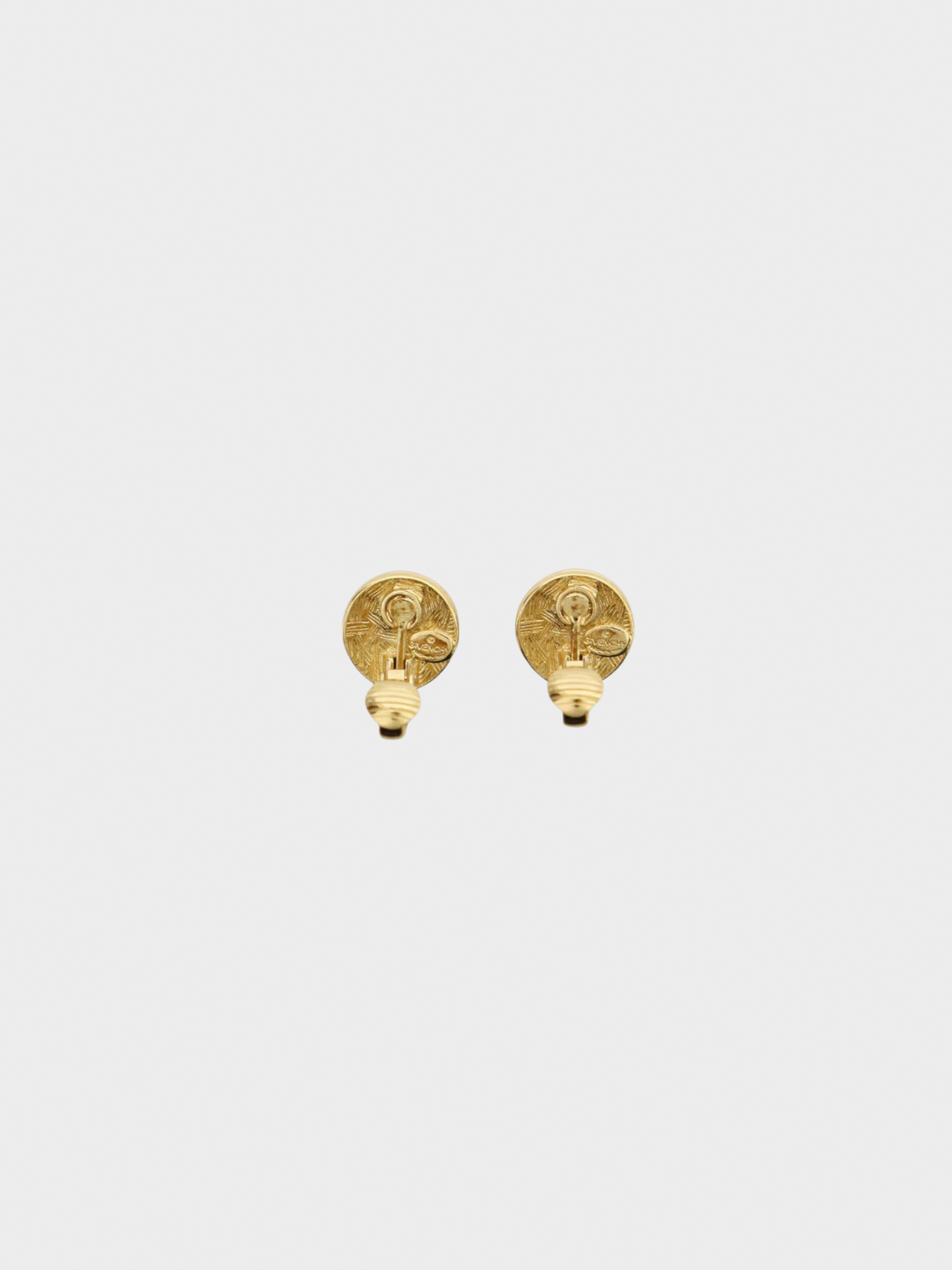 Givenchy 1980s Gold Pearl Earrings