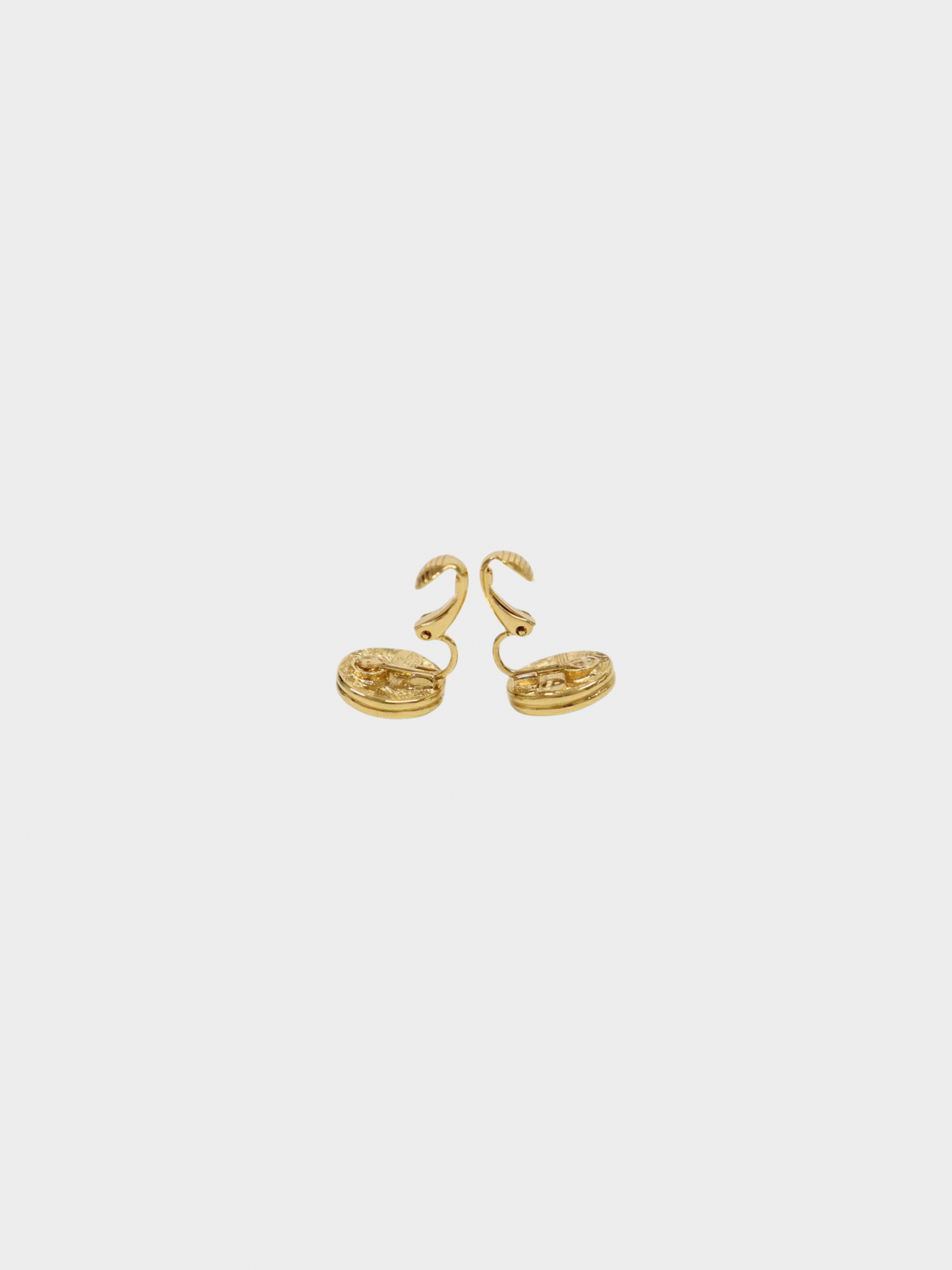 Givenchy 1980s Gold Pearl Earrings