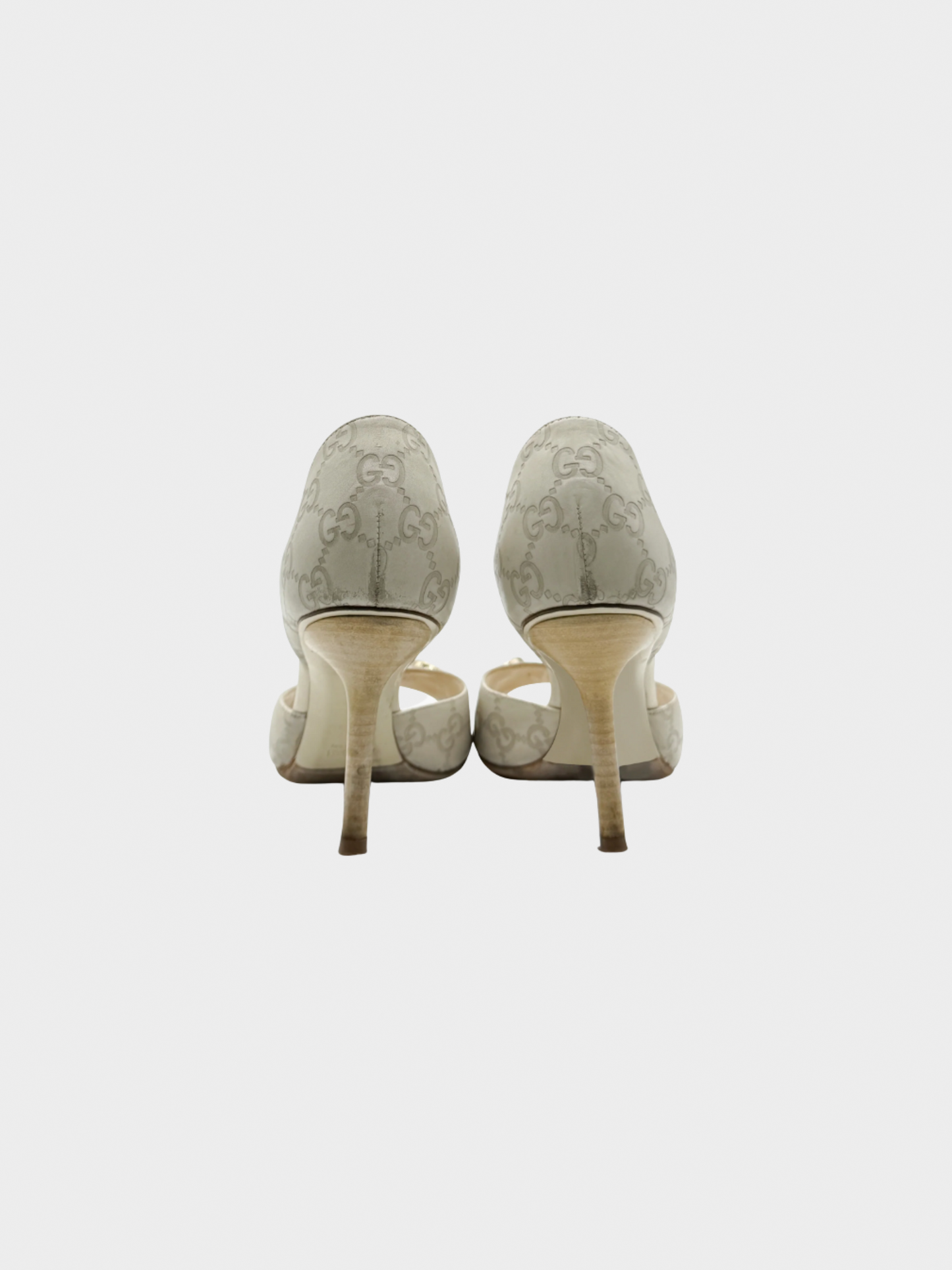 Gucci 2010s Beige Horsebit Pumps