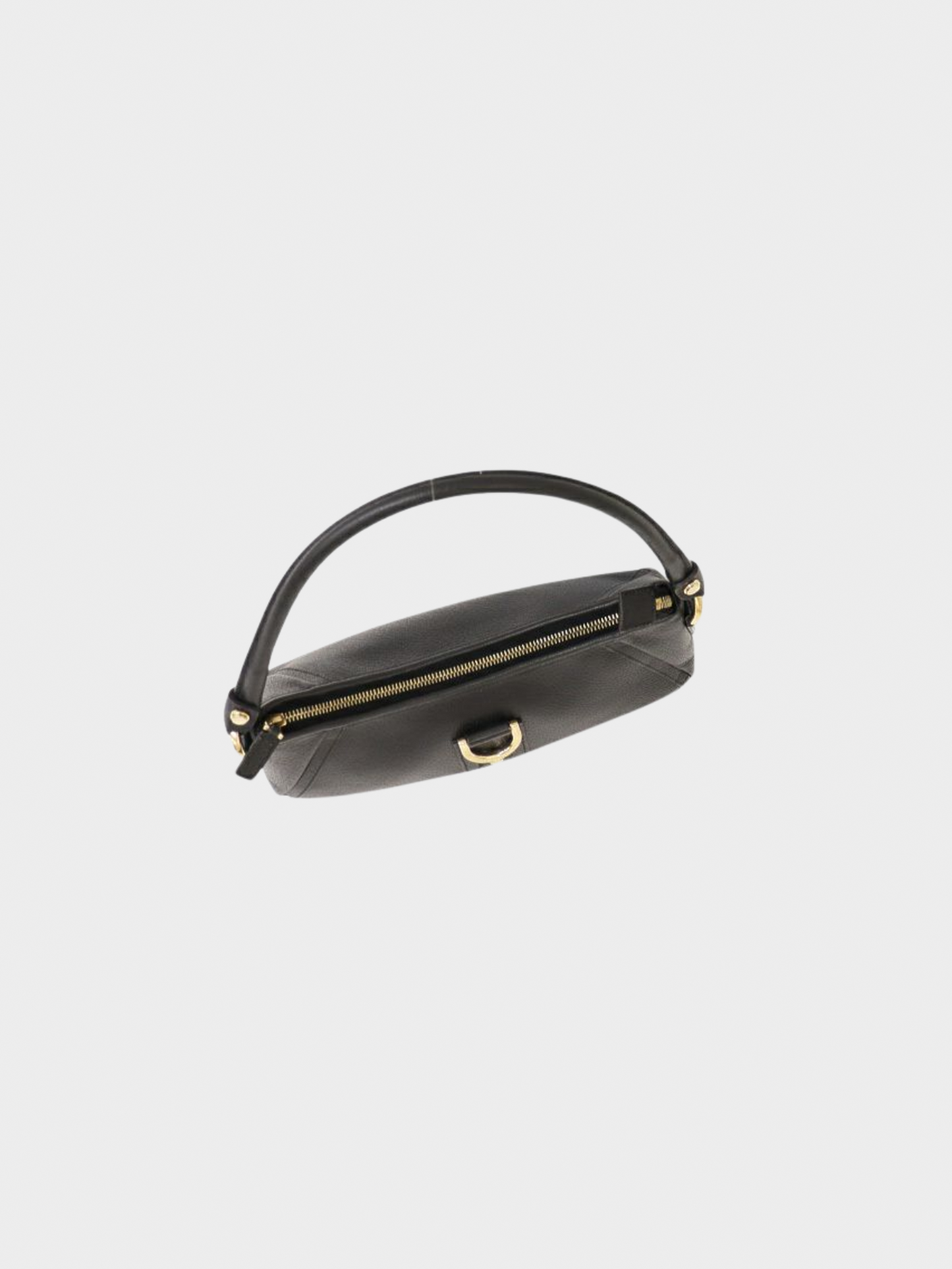 Gucci 2000s Black Abbey Leather One-Shoulder Bag