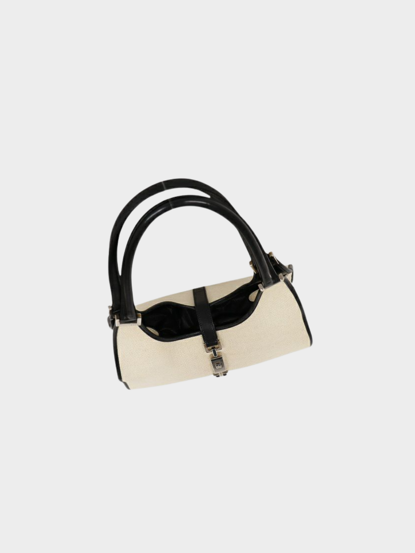 Gucci 2000s Beige Jackie Canvas Handbag