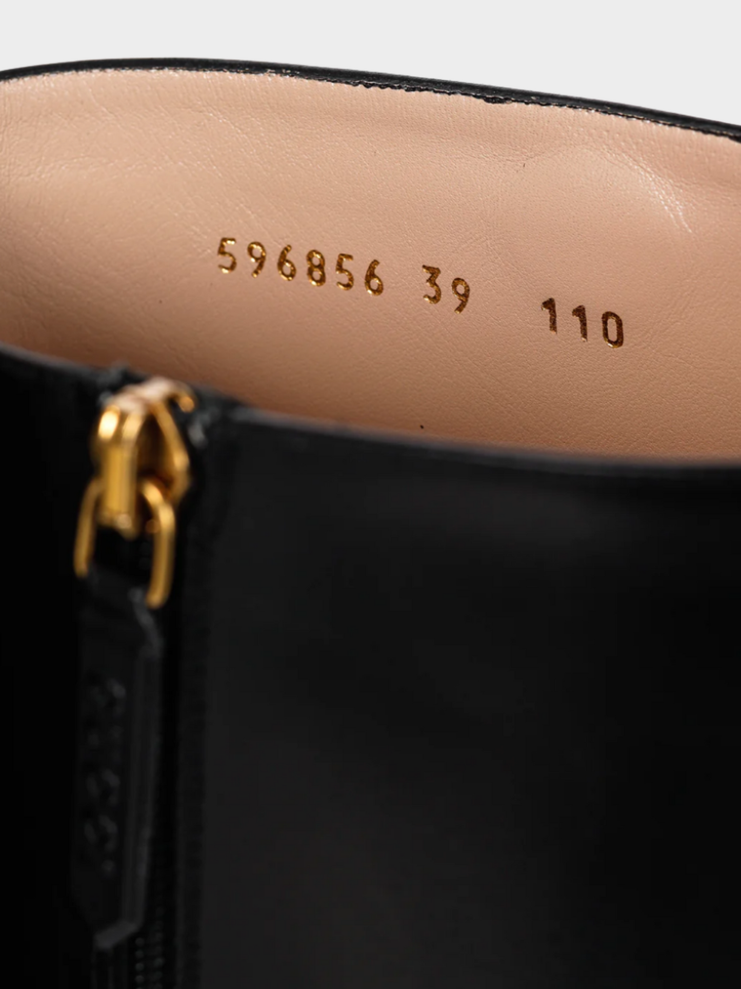 Gucci 2020s Rosie Black Elite Calf Leather Riding Boots