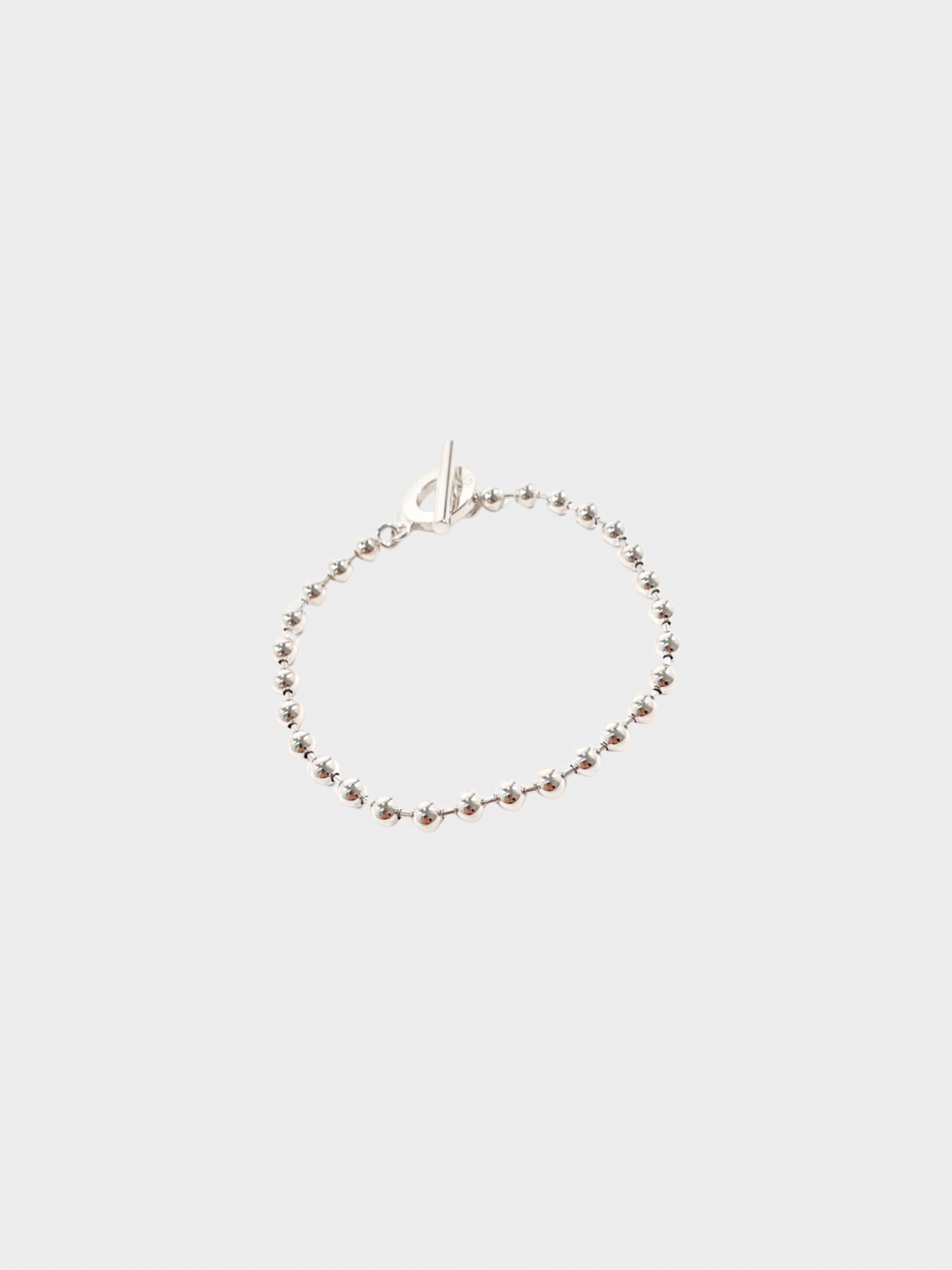 Gucci 2000s Silver Ball Chain Bracelet