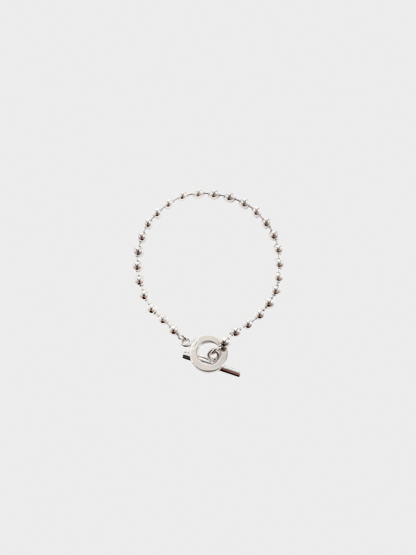 Gucci 2000s Silver Ball Chain Bracelet
