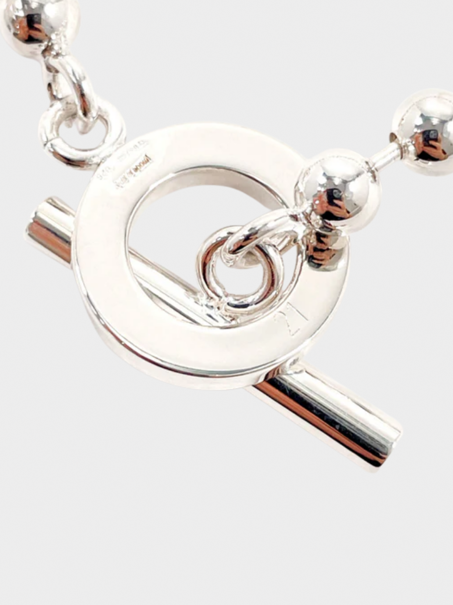 Gucci 2000s Silver Ball Chain Bracelet