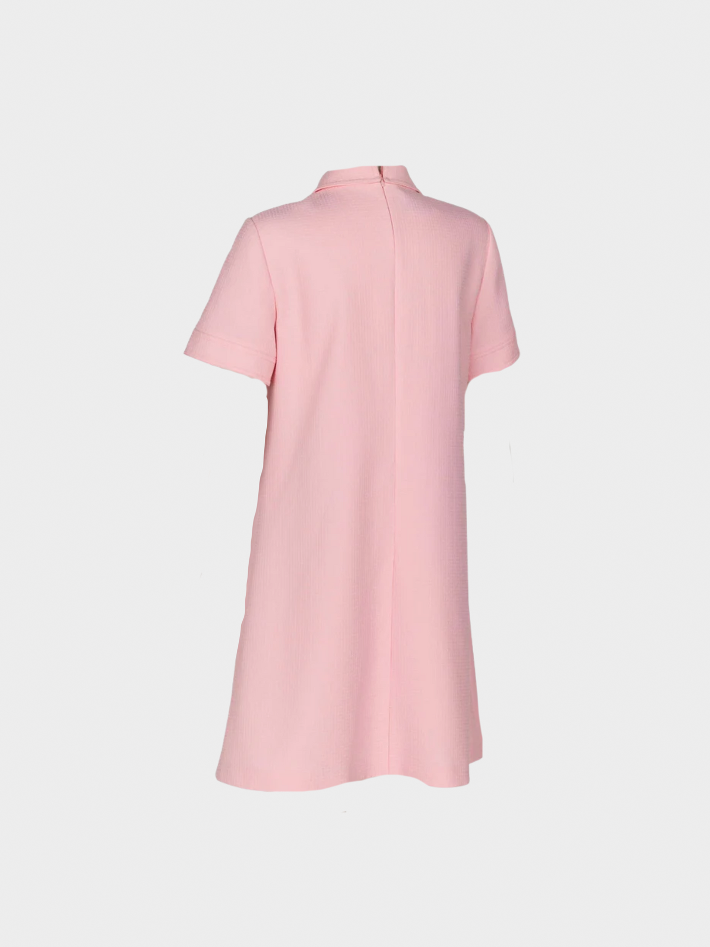 Gucci 2021 Pink Textured Chain Trim Mini Dress
