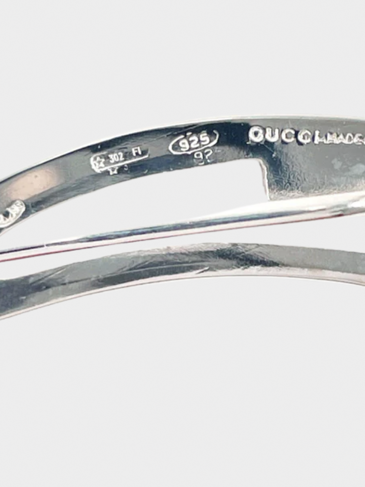 Gucci 2000s Silver G Logo Earrings