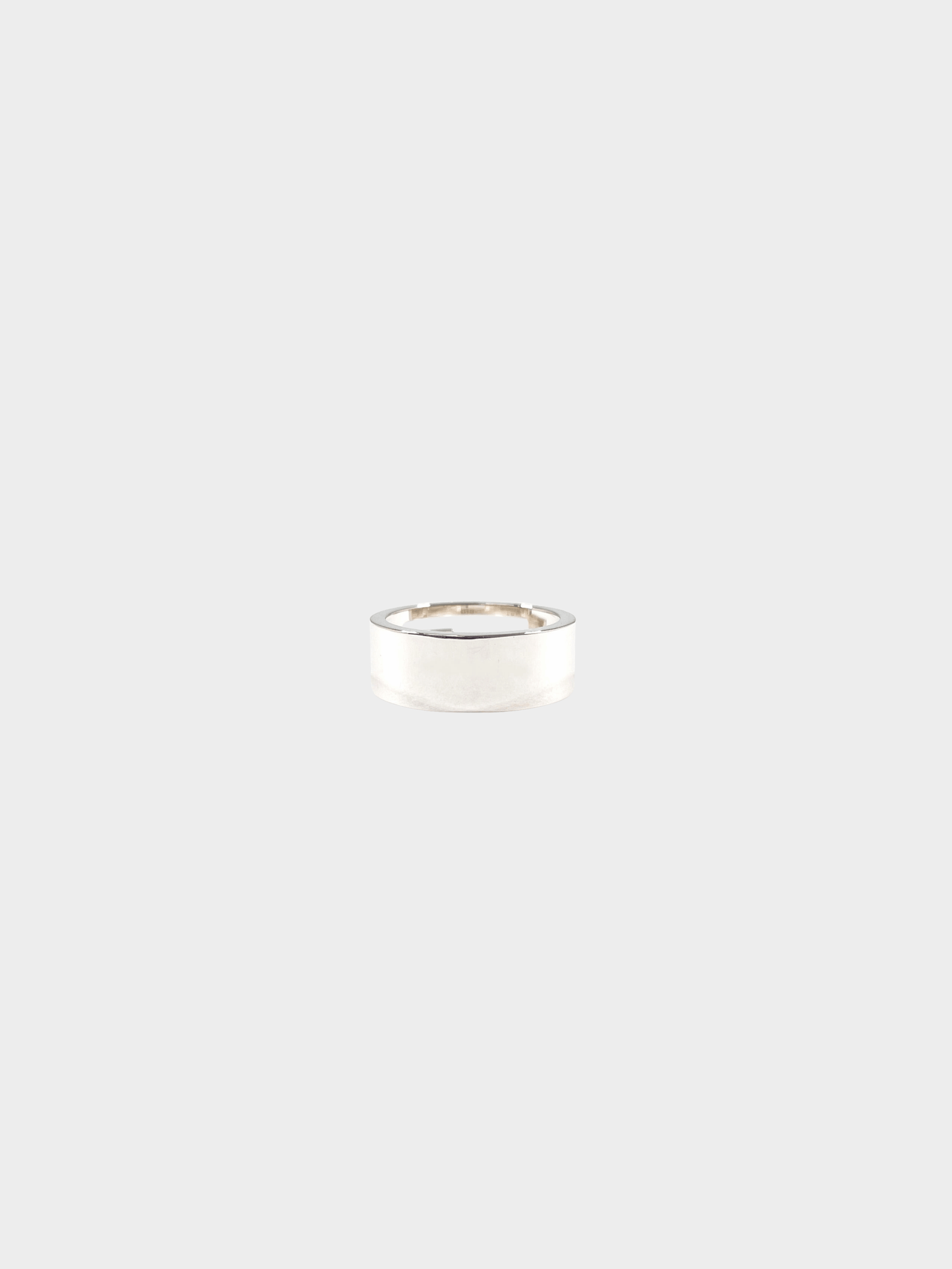 Gucci 2000s Men's Silver Logo Cutout Ring