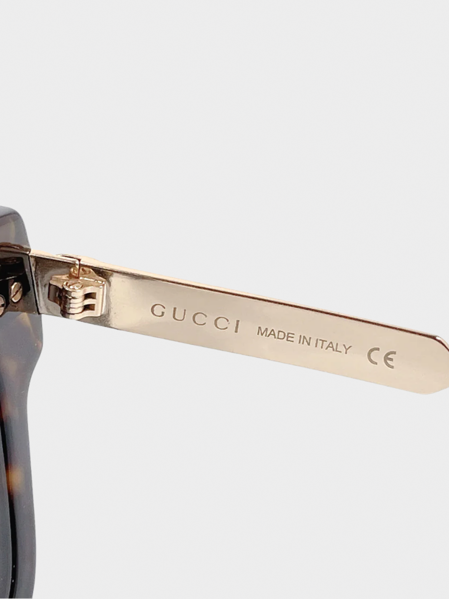 Gucci 2010s Brown Acetate Sunglasses
