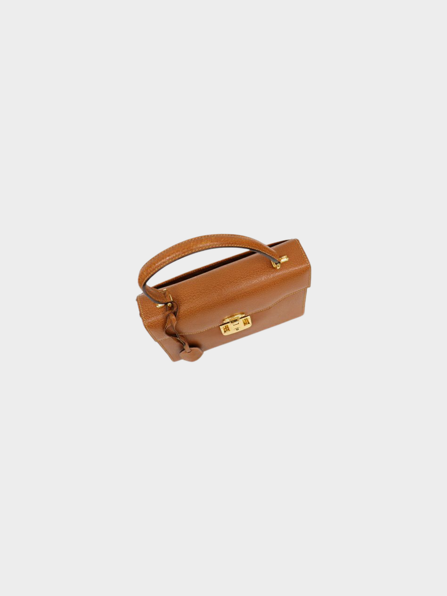 Gucci 1990s Brown Lady Lock Handbag