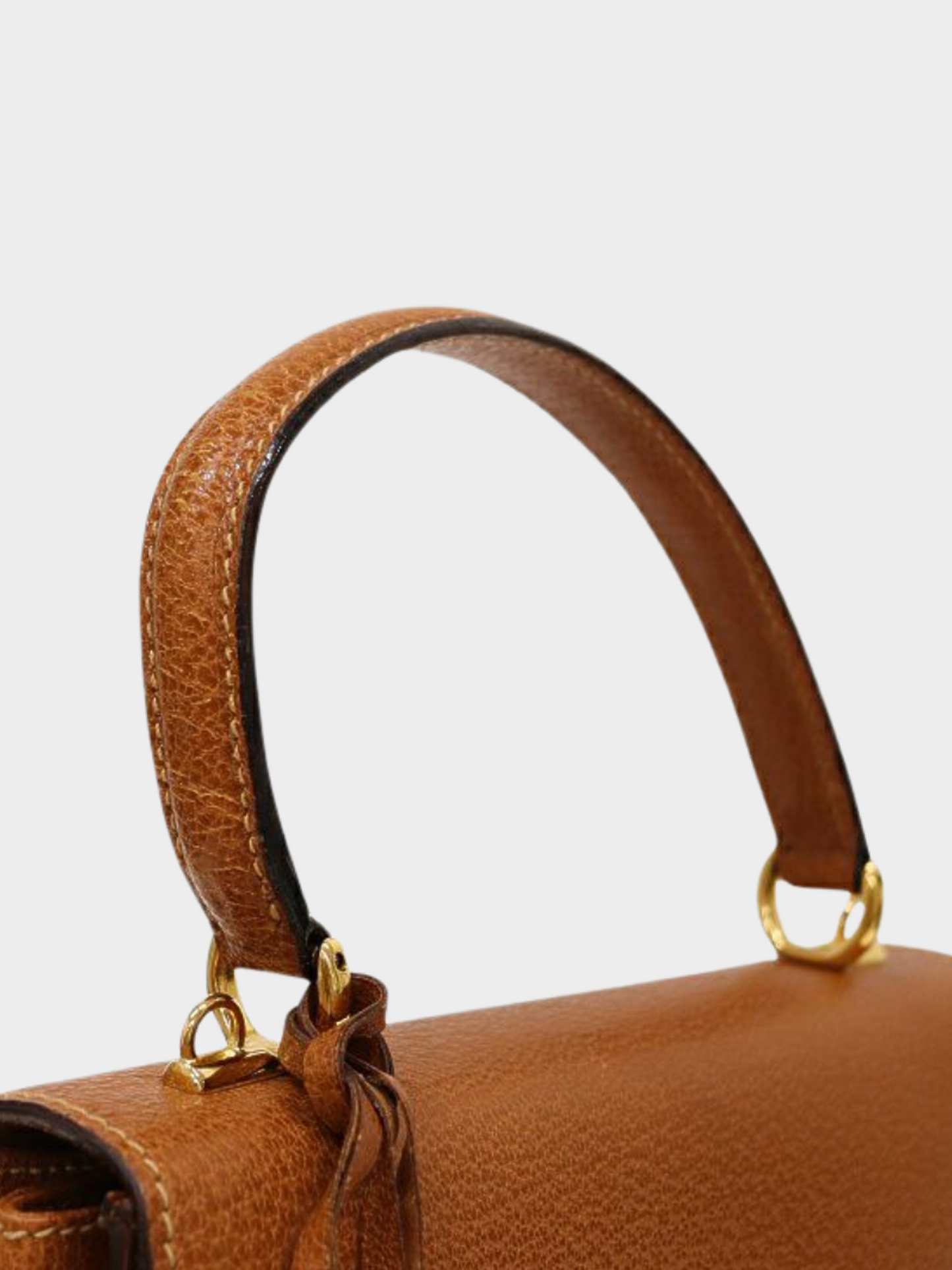 Gucci 1990s Brown Lady Lock Handbag