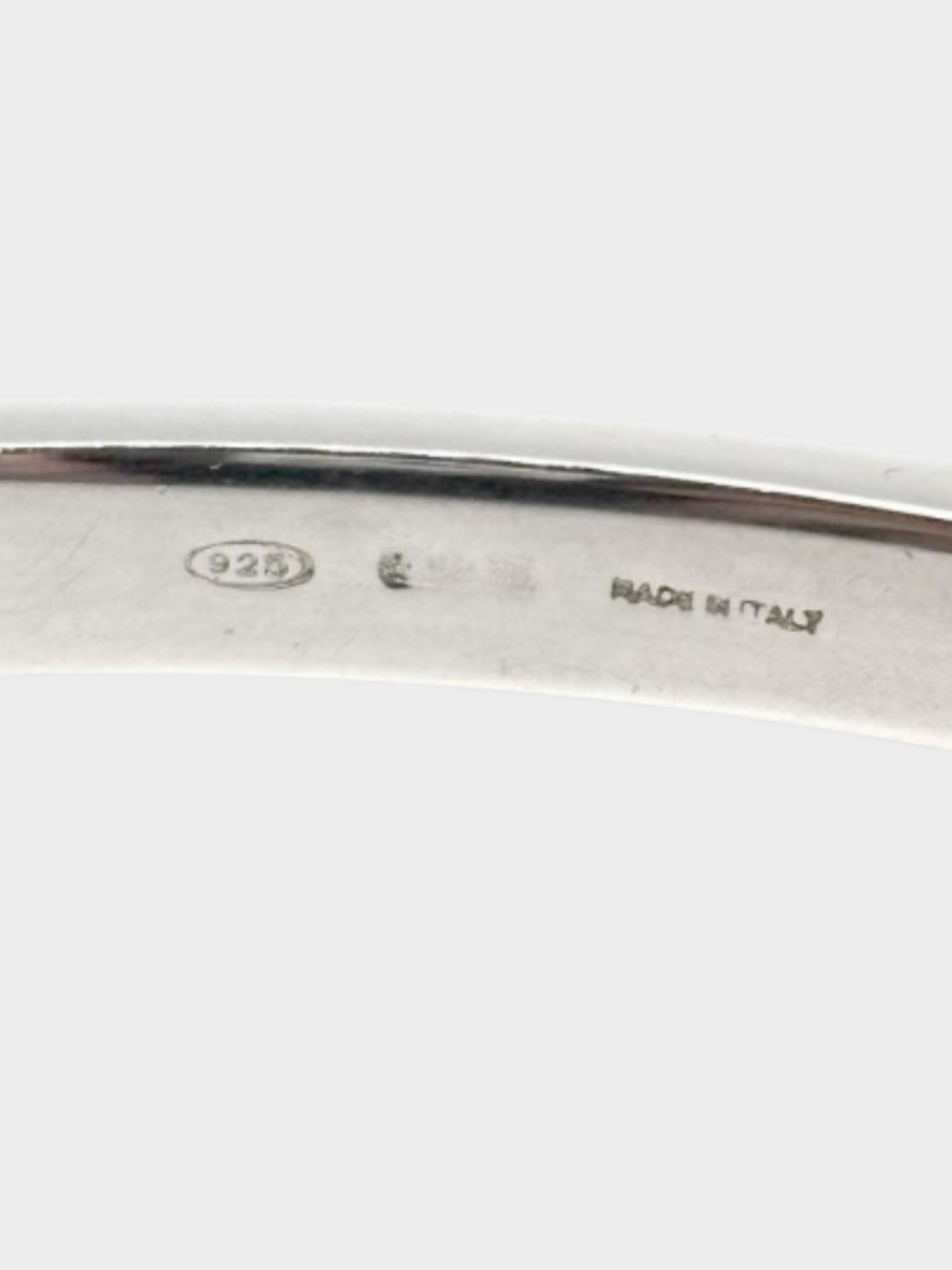 Gucci 2000s Silver Gucci Engraved Bracelet