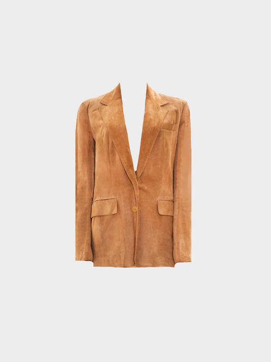 Gucci by Tom Ford FW 2001 Beige Suede Jacket