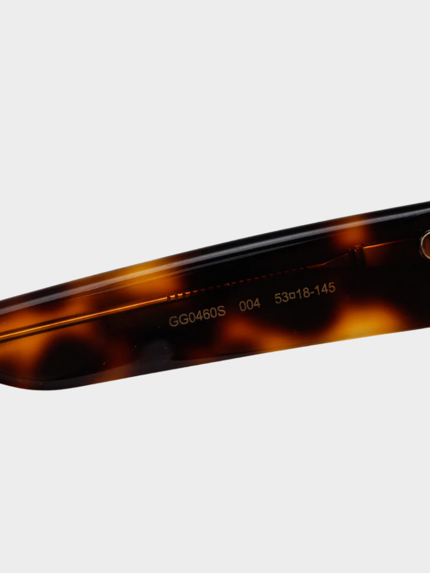 Gucci 2010s Web Plaque Tortoiseshell Cat-Eye Sunglasses