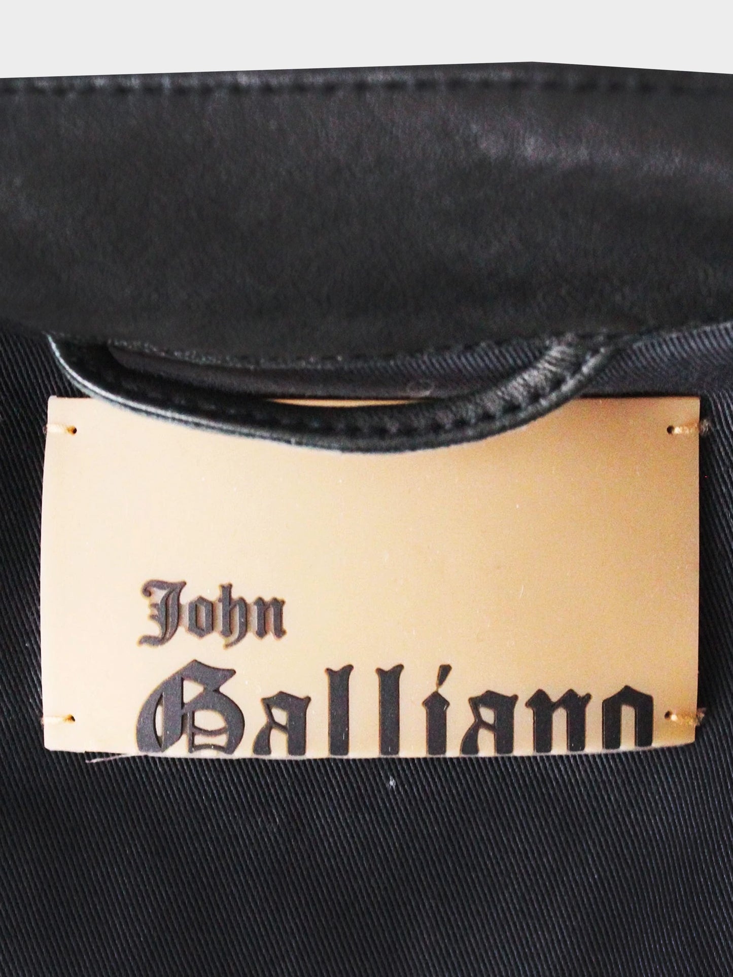 John Galliano FW 2006 Embroidered Leather Motorcycle Jacket