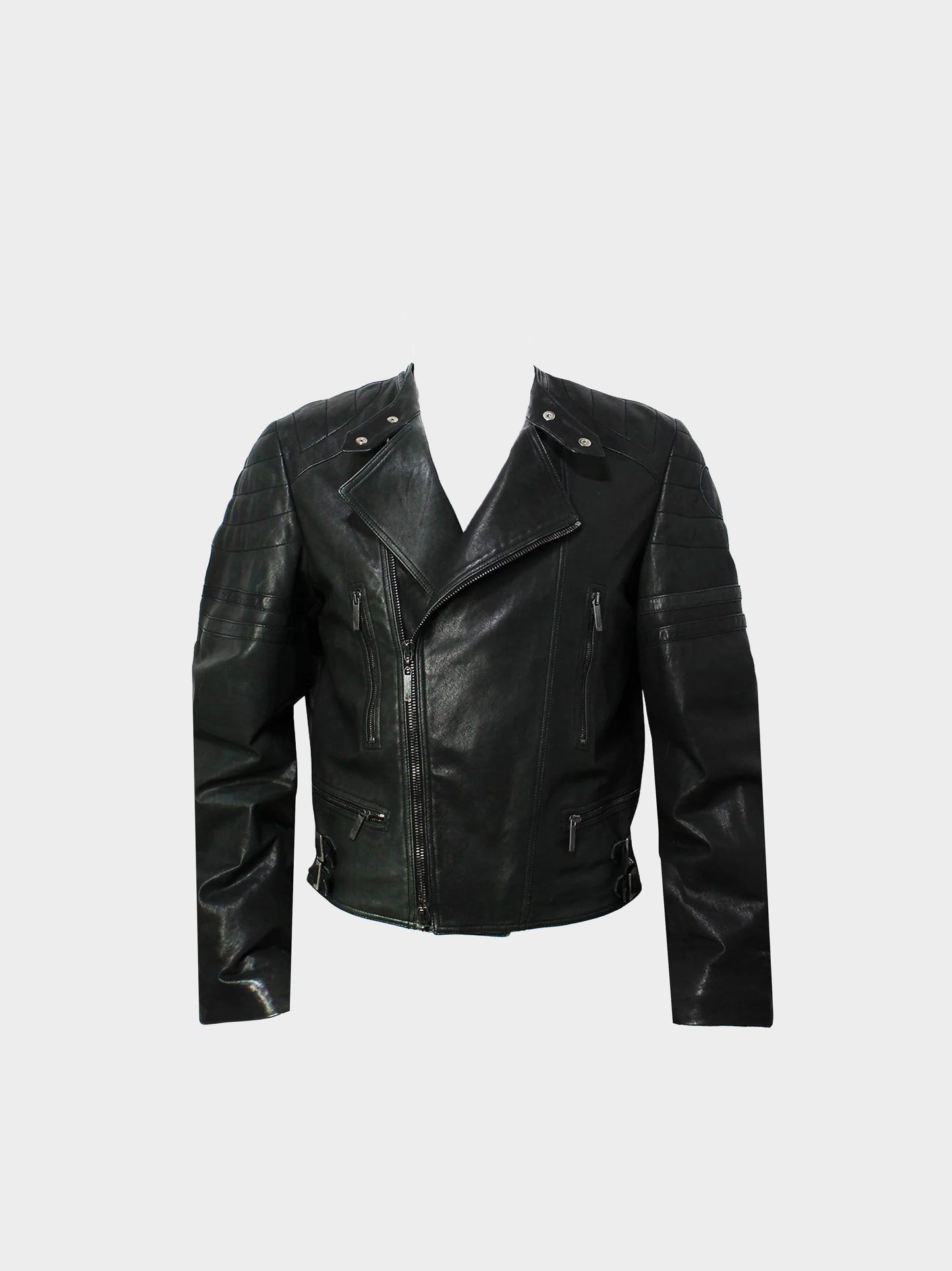 John Galliano FW 2006 Embroidered Leather Motorcycle Jacket