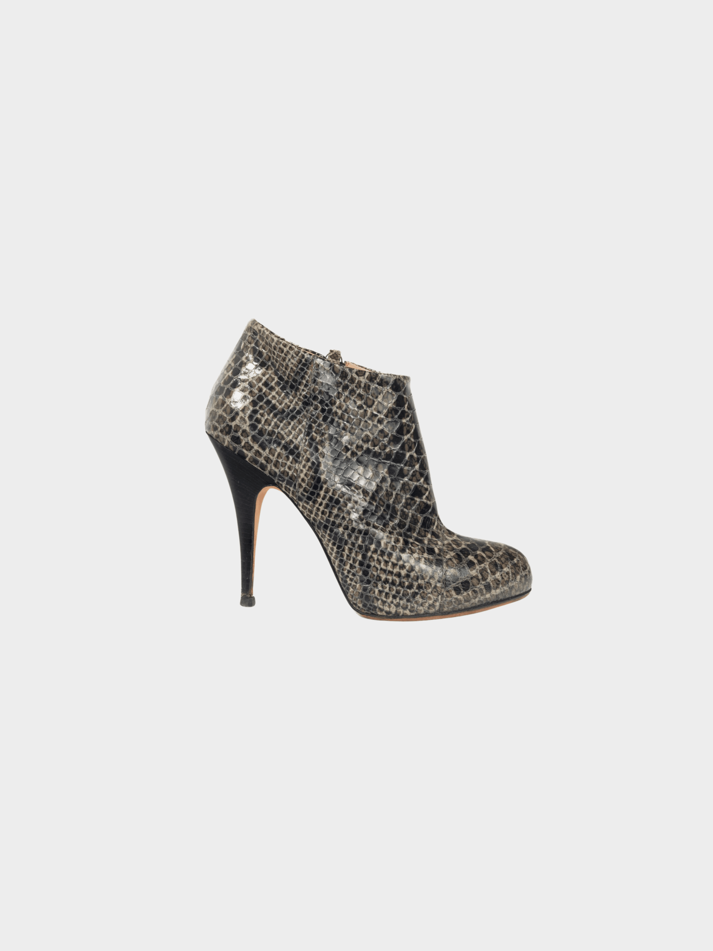 Giuseppe Zanotti 2010s Viv 100 Cenere Python Booties