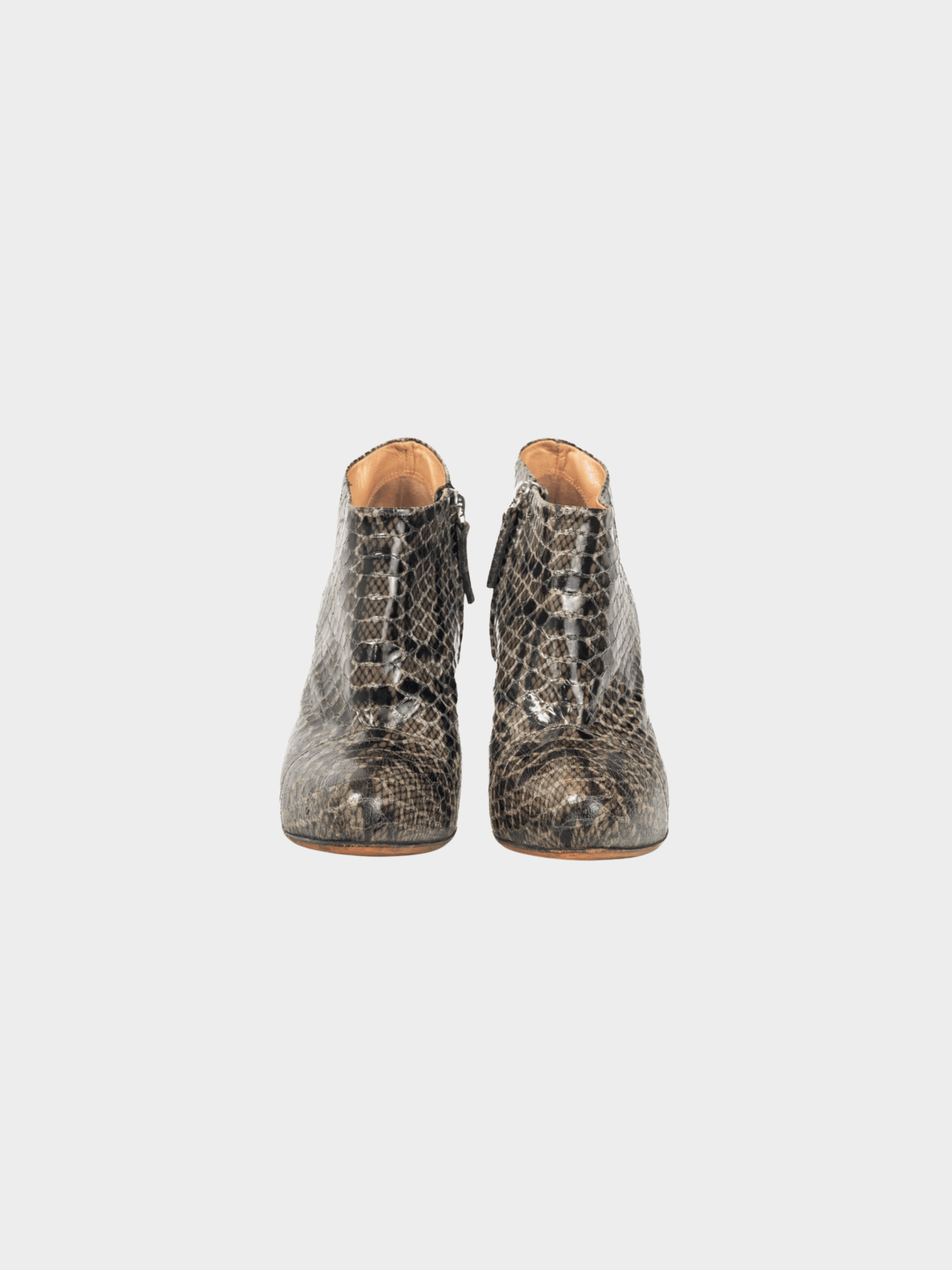 Giuseppe Zanotti 2010s Viv 100 Cenere Python Booties