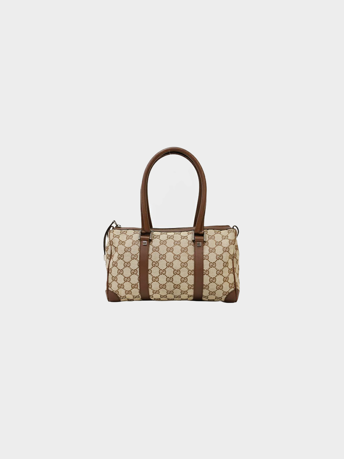 Gucci 2010s Canvas Monogram Boston Bag