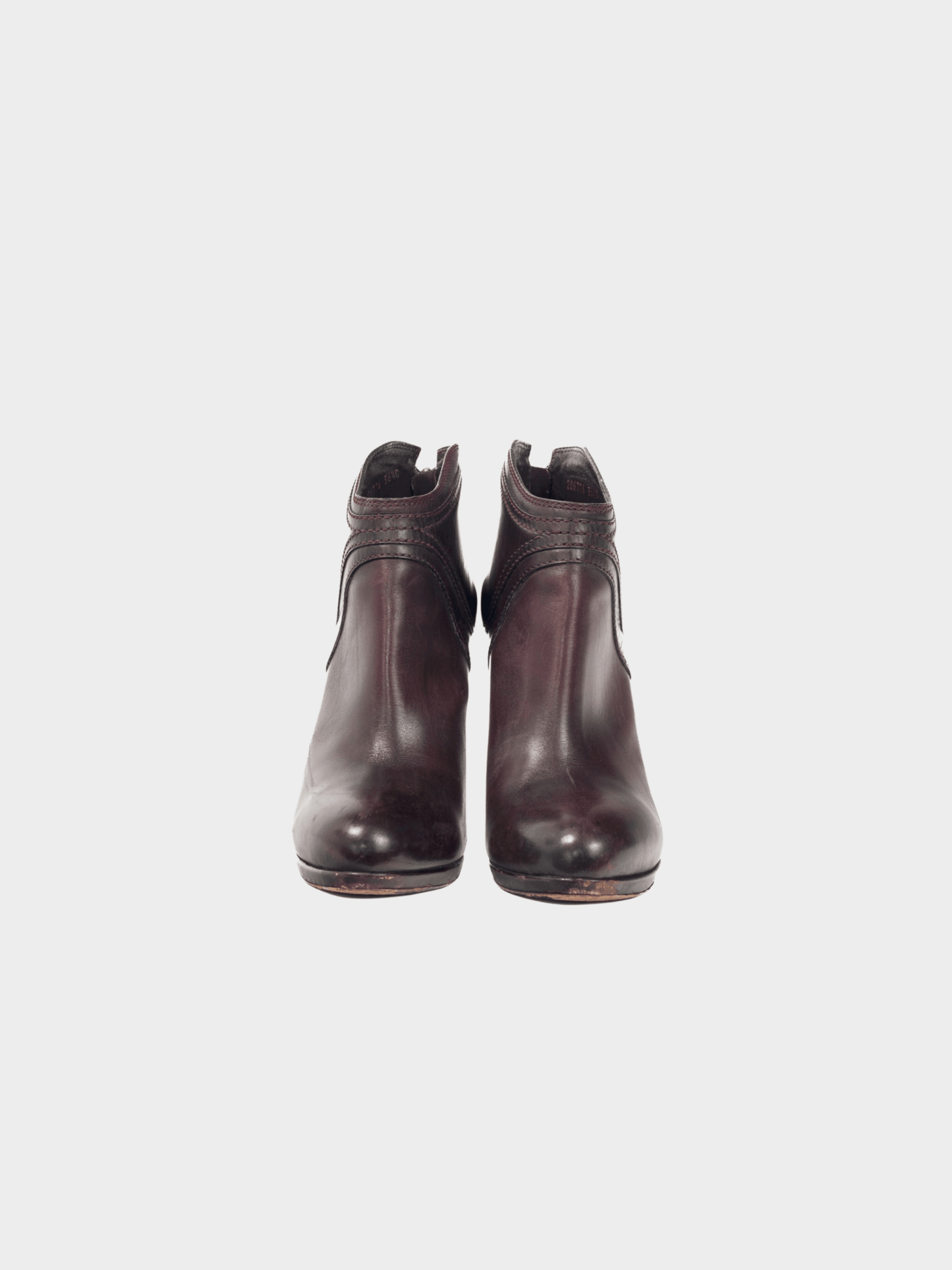 Gucci 2008 Diana Eggplant Betis Calf Hysteria Booties