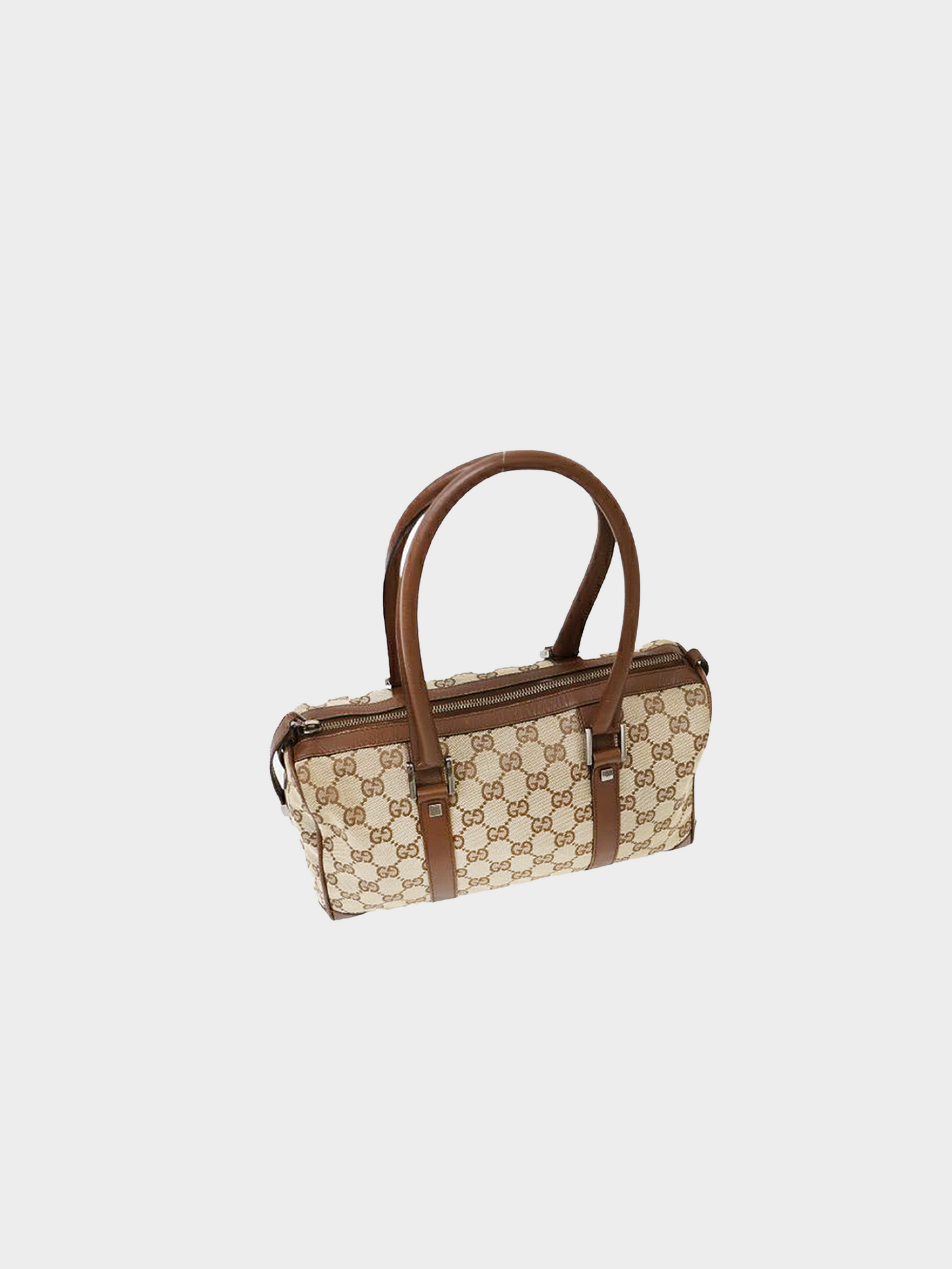 Gucci 2010s Canvas Monogram Boston Bag