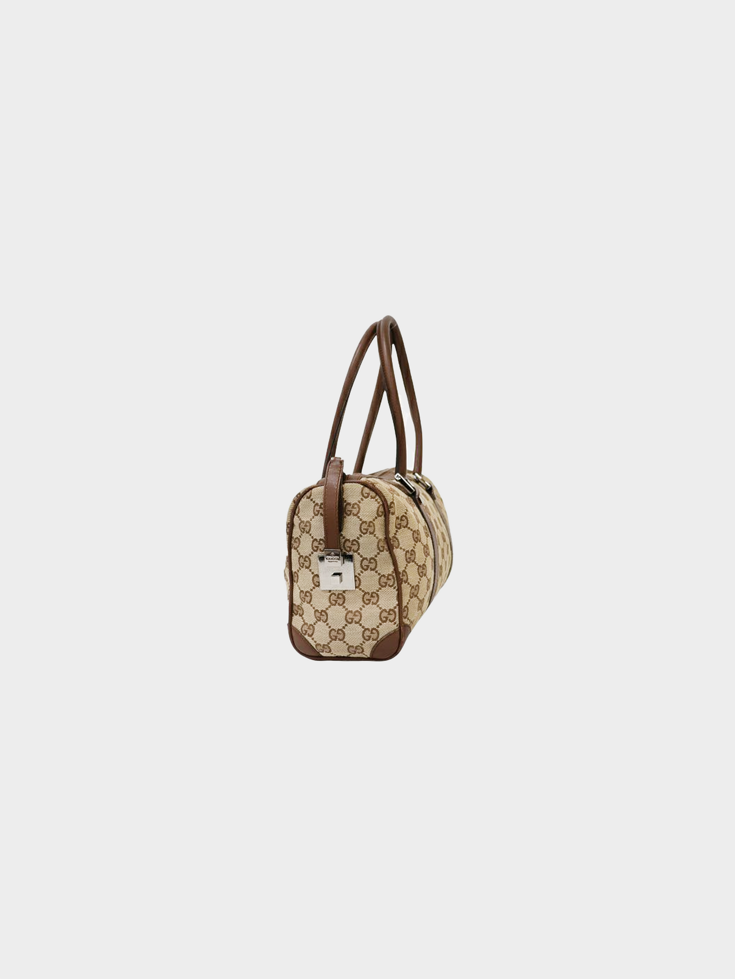 Gucci 2010s Canvas Monogram Boston Bag