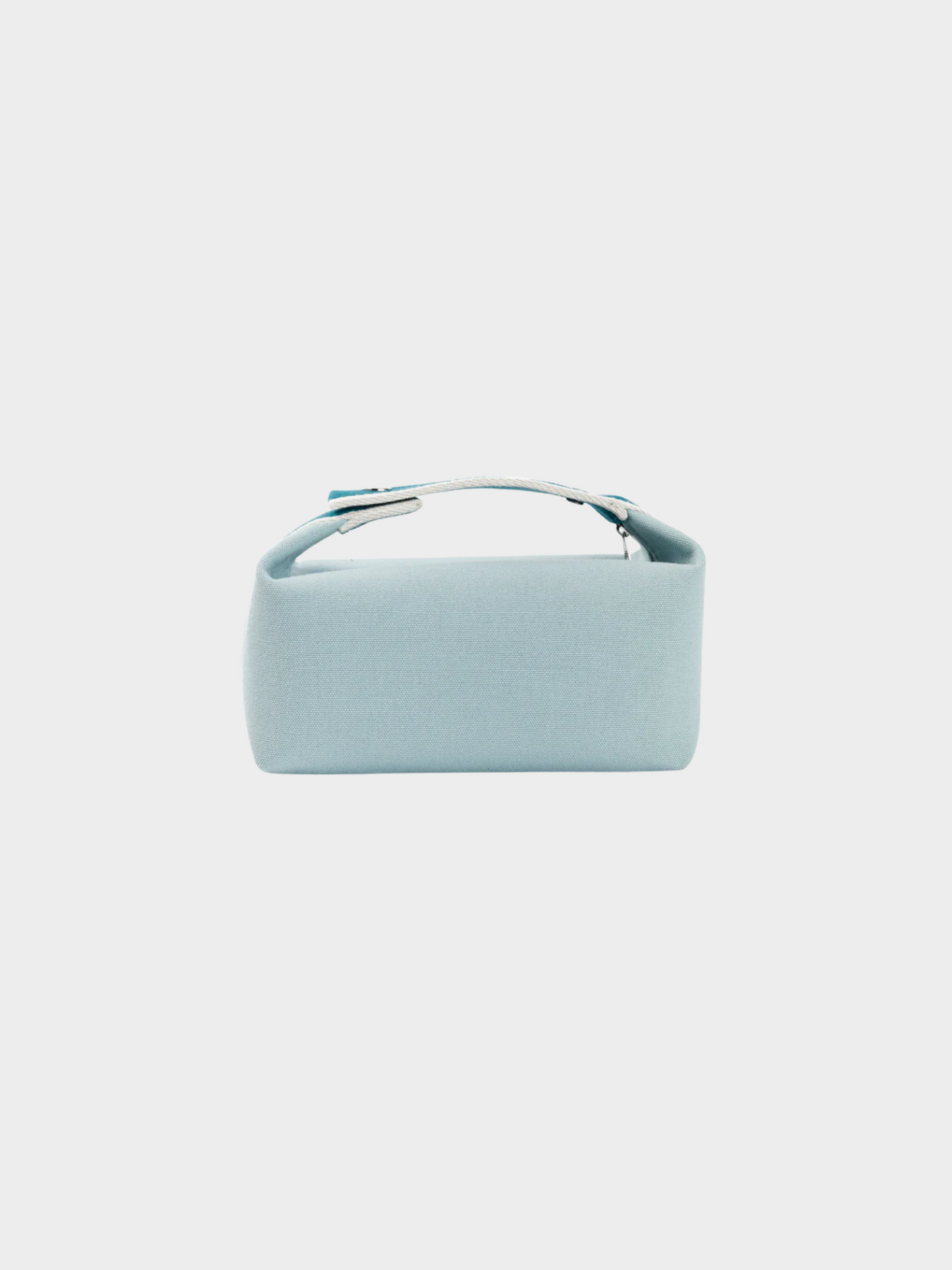 Hermes 2020s Light Blue Bride-a-Brac Small Model Goyave Canvas Case