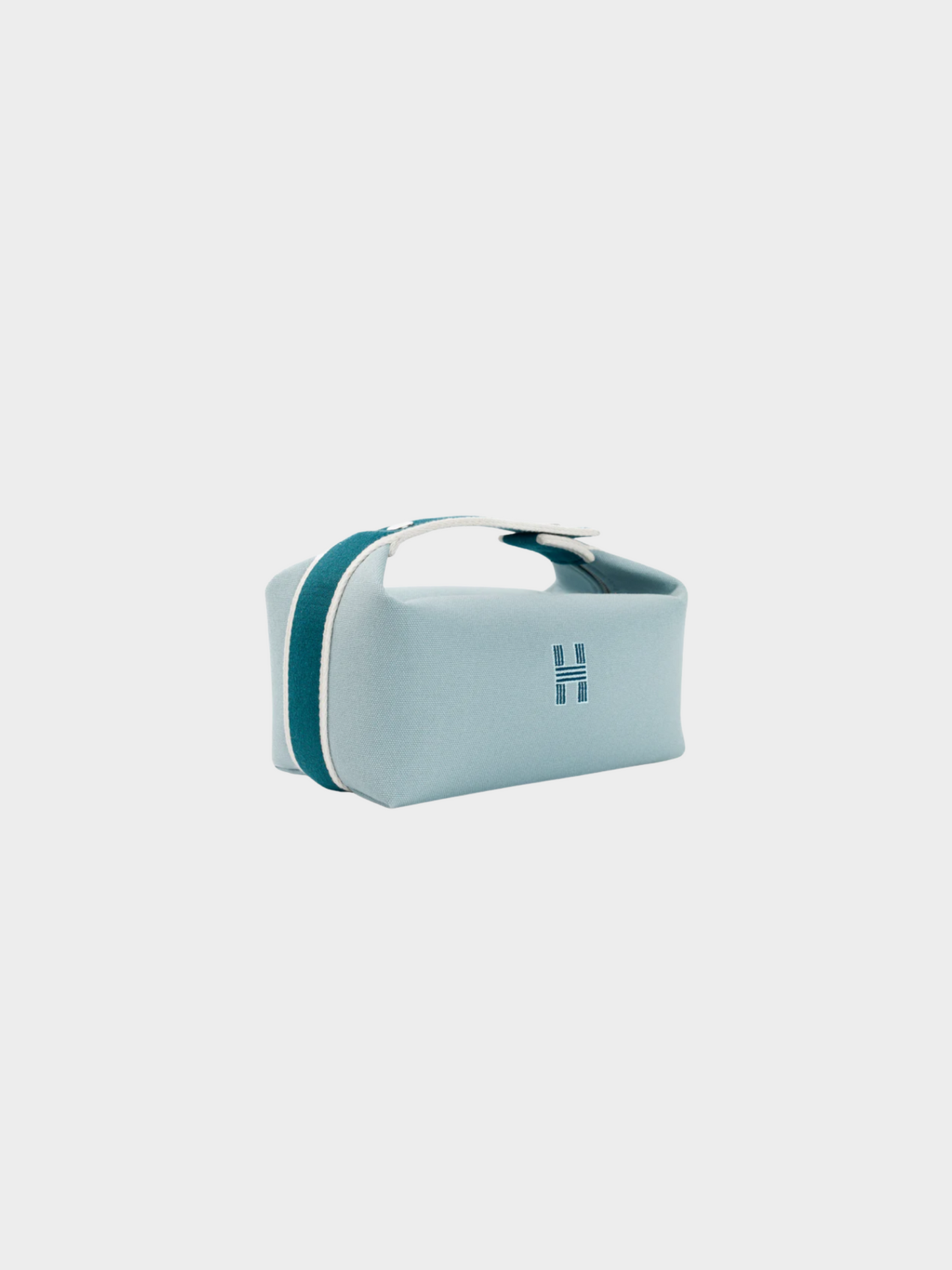 Hermes 2020s Light Blue Bride-a-Brac Small Model Goyave Canvas Case