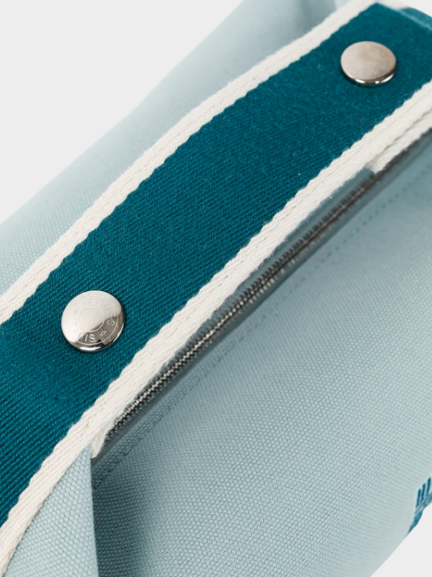Hermes 2020s Light Blue Bride-a-Brac Small Model Goyave Canvas Case