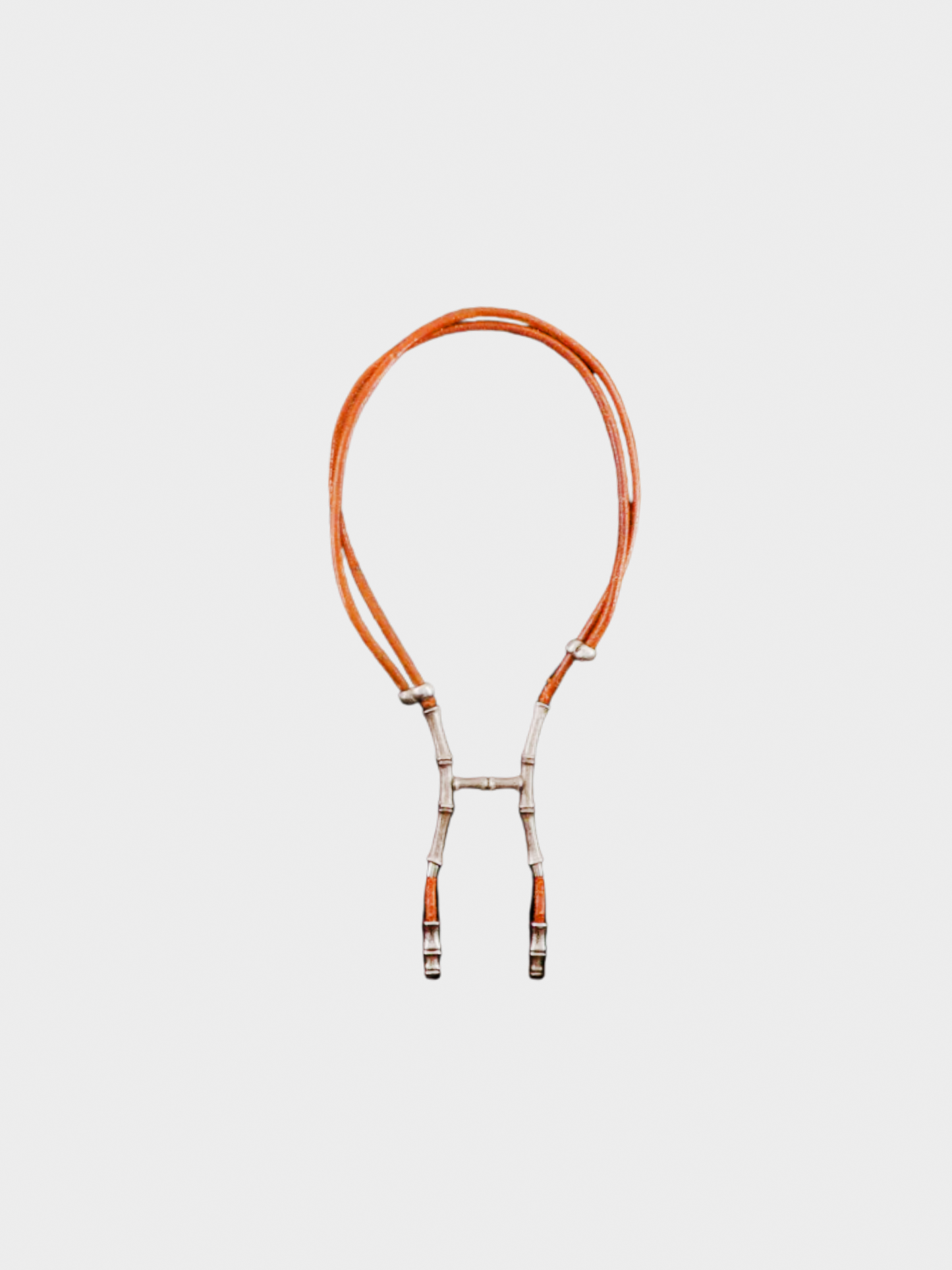 Hermes 2000s Bamboo Halter Necklace