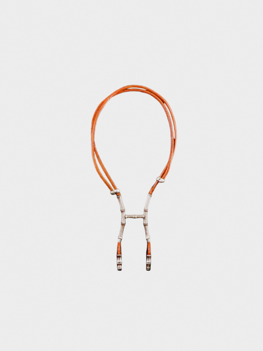 Hermes 2000s Bamboo Halter Necklace