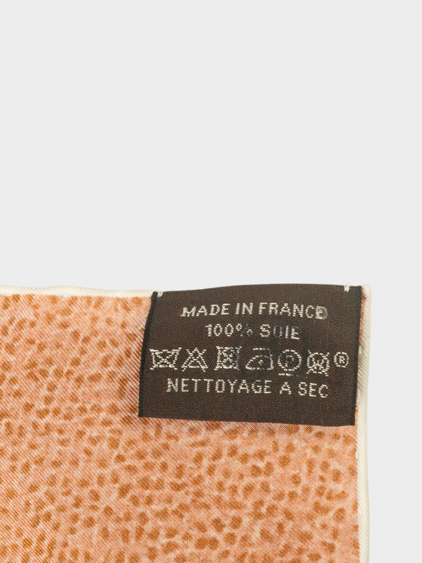 Hermes 2004 Orange Foulard 'Pencil squared projects' Scarf