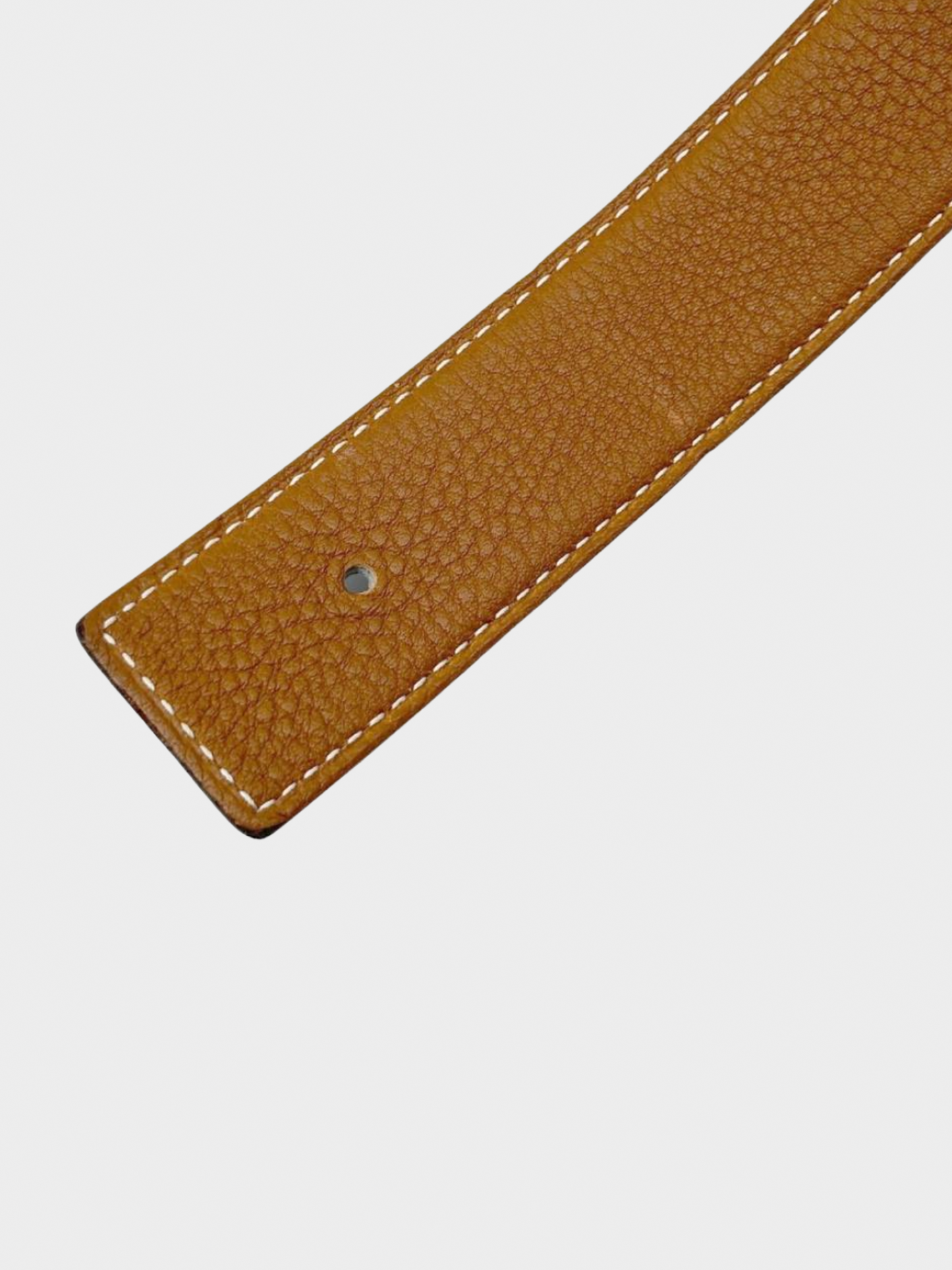 Hermes 2006 Black Leather H Logo Belt