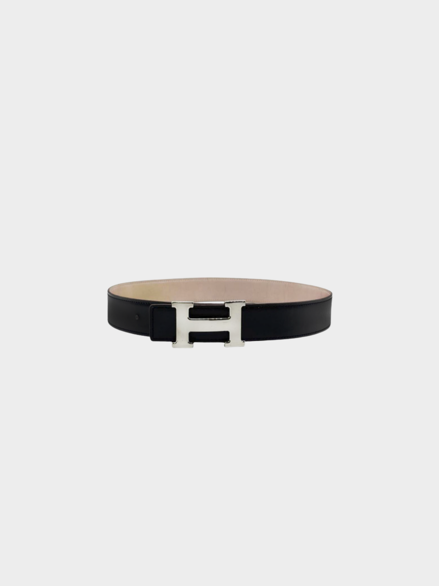 Hermes 2020s Black H-belt Constance 72 Reversible Belt