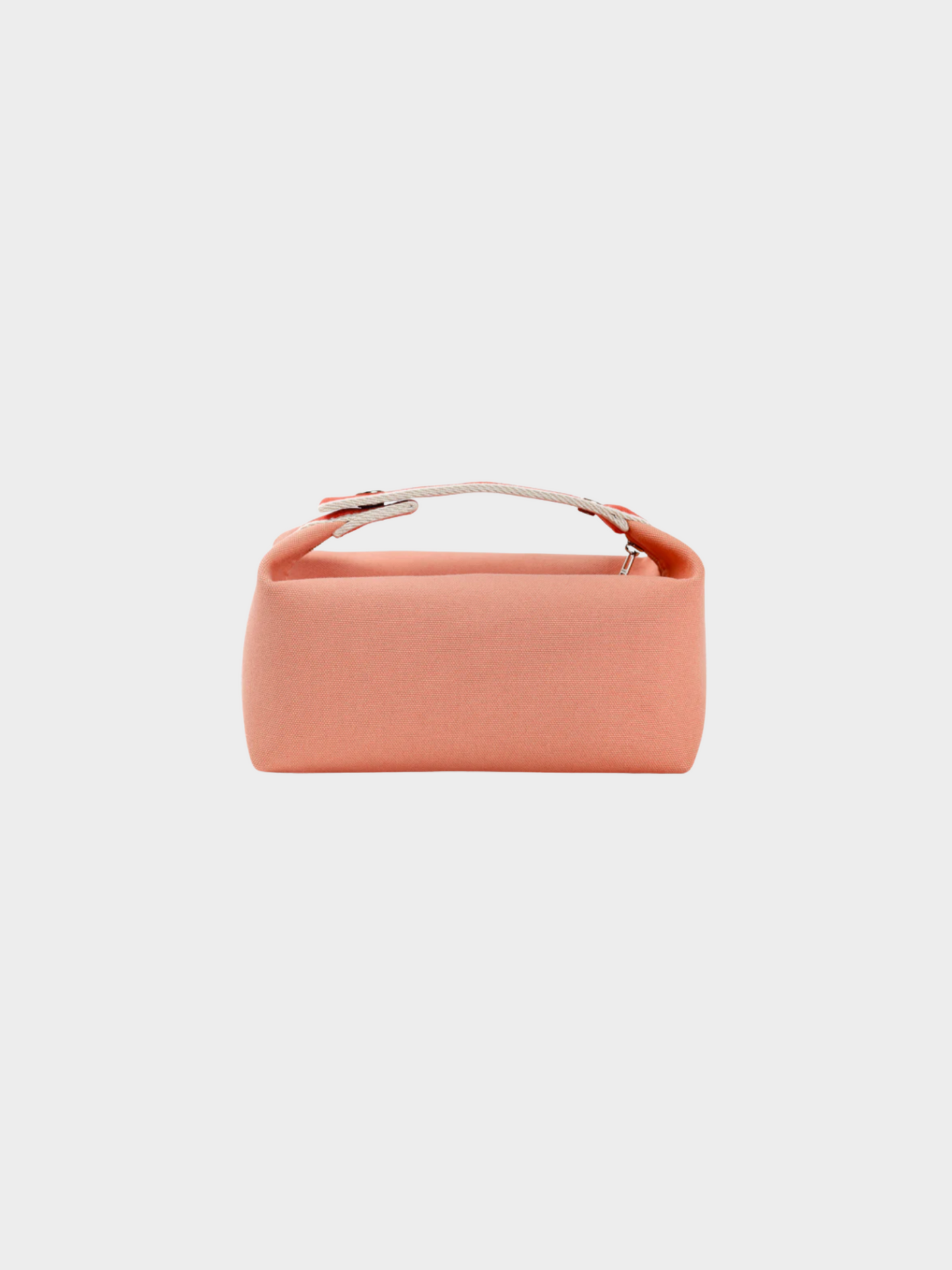 Hermes 2020s Coral Bride-a-Brac Small Model Goyave Canvas Case