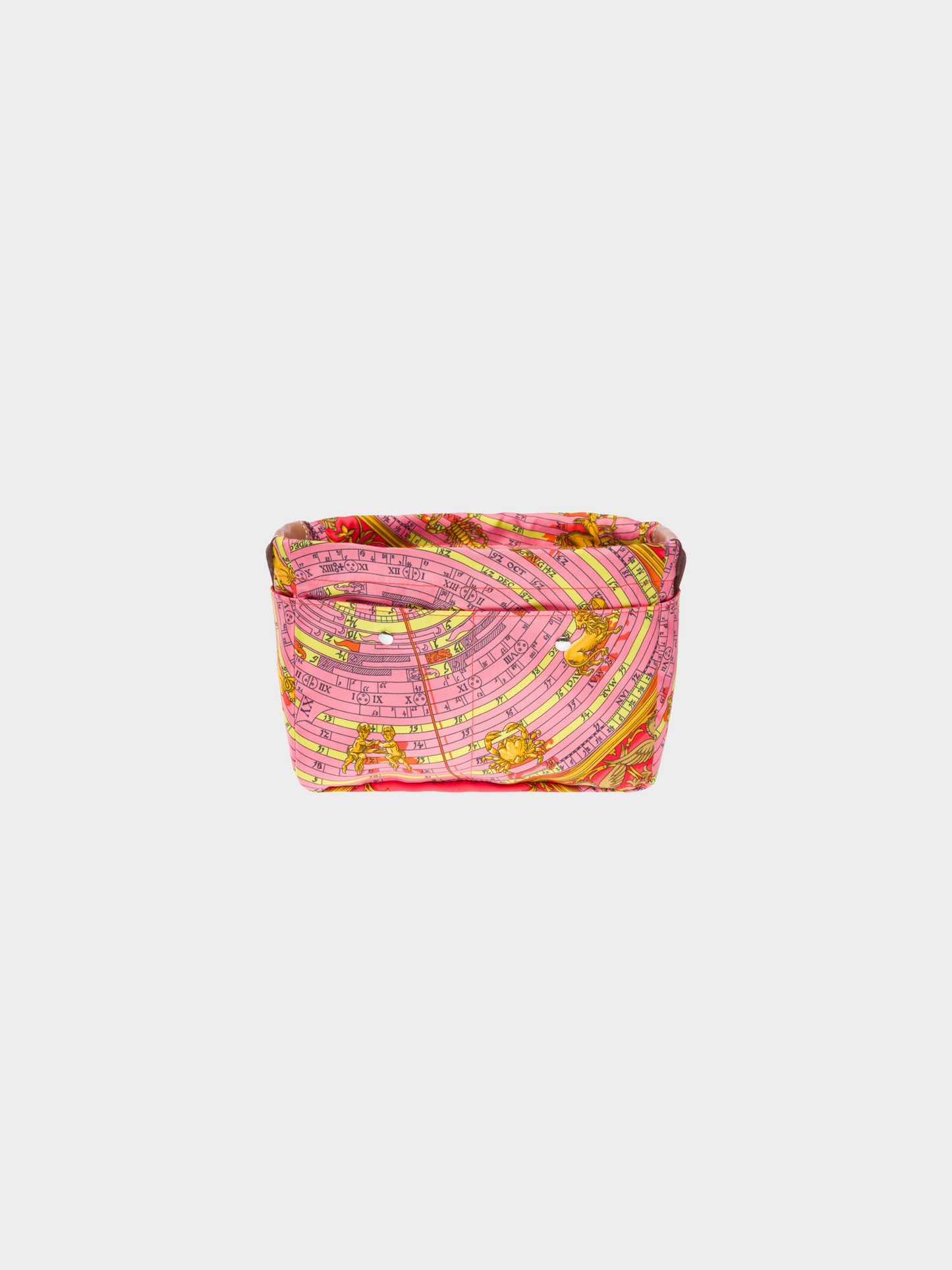 Hermes 2010s Multicoloured Graphic Printed Silk Case