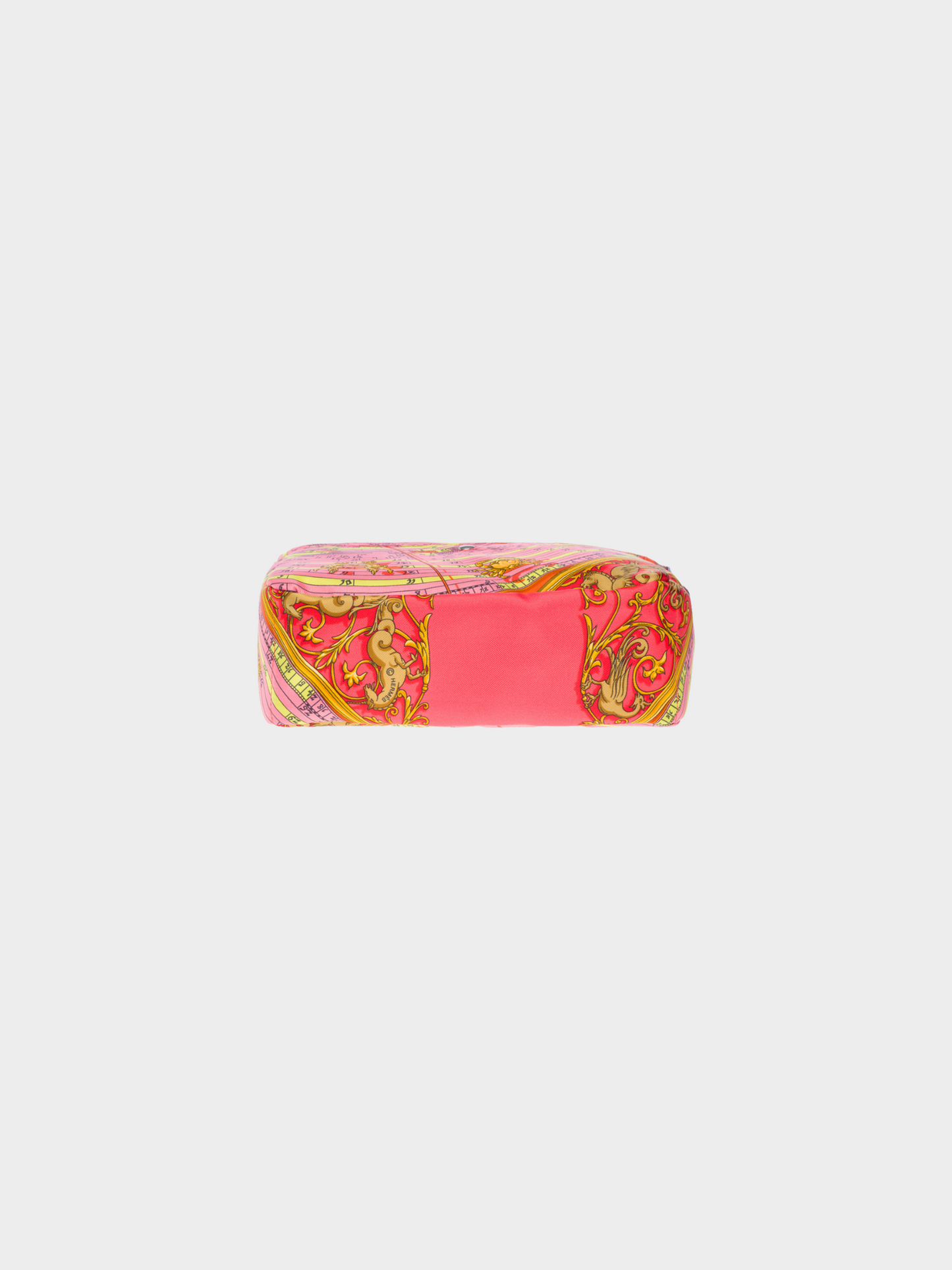 Hermes 2010s Multicoloured Graphic Printed Silk Case