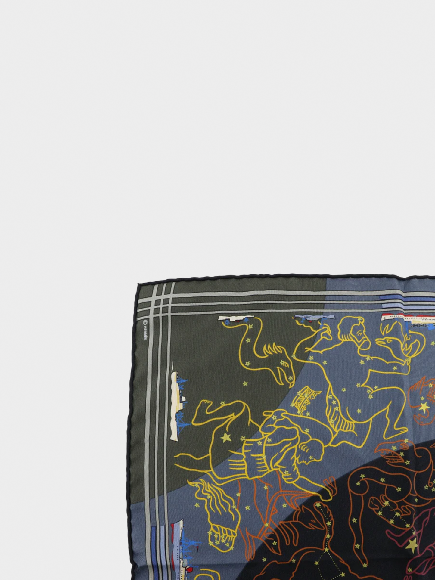 Hermes 2000s Multicoloured Carre 45 Silk Scarf