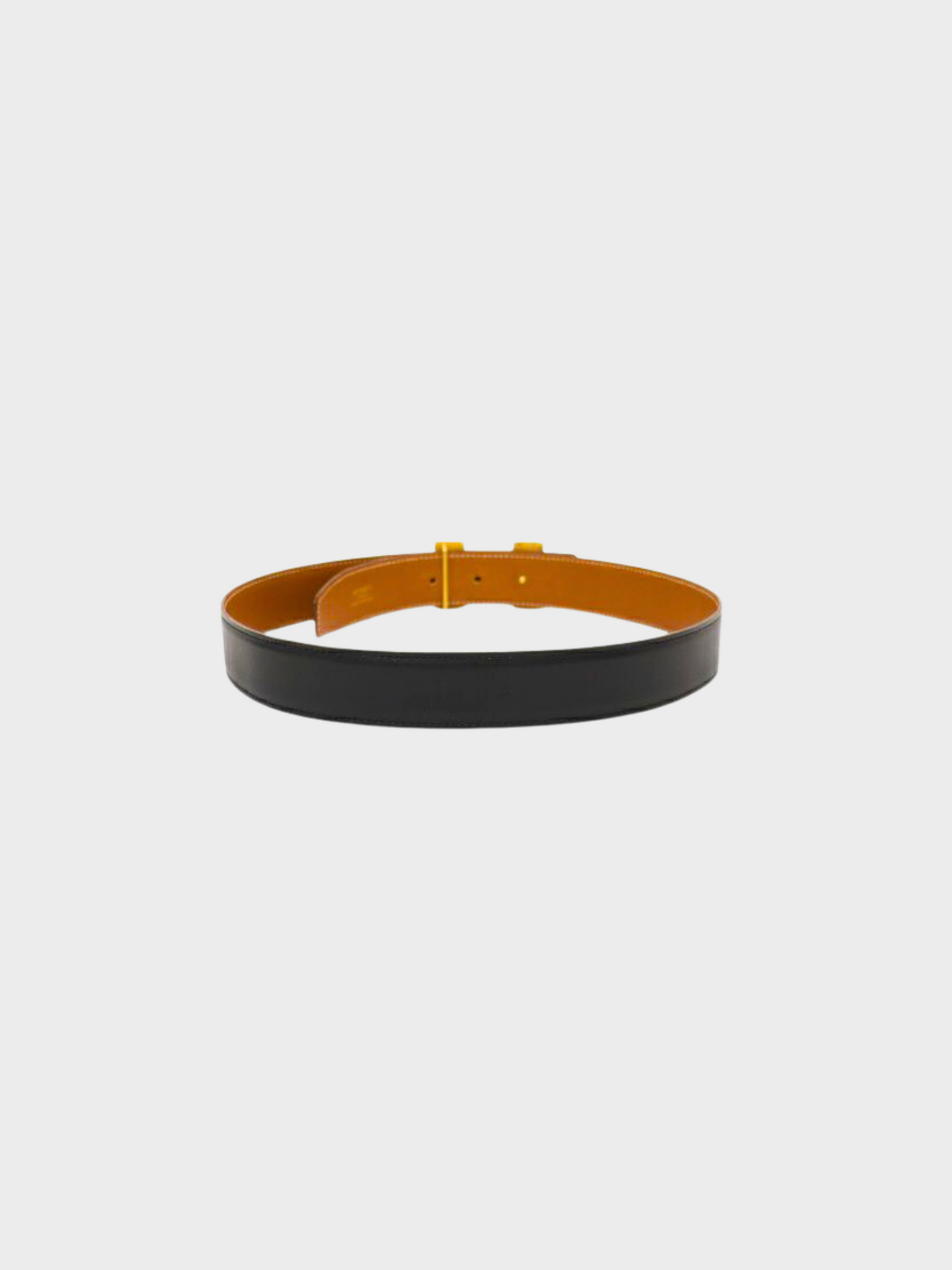 Hermès 1995 Black Constance Belt