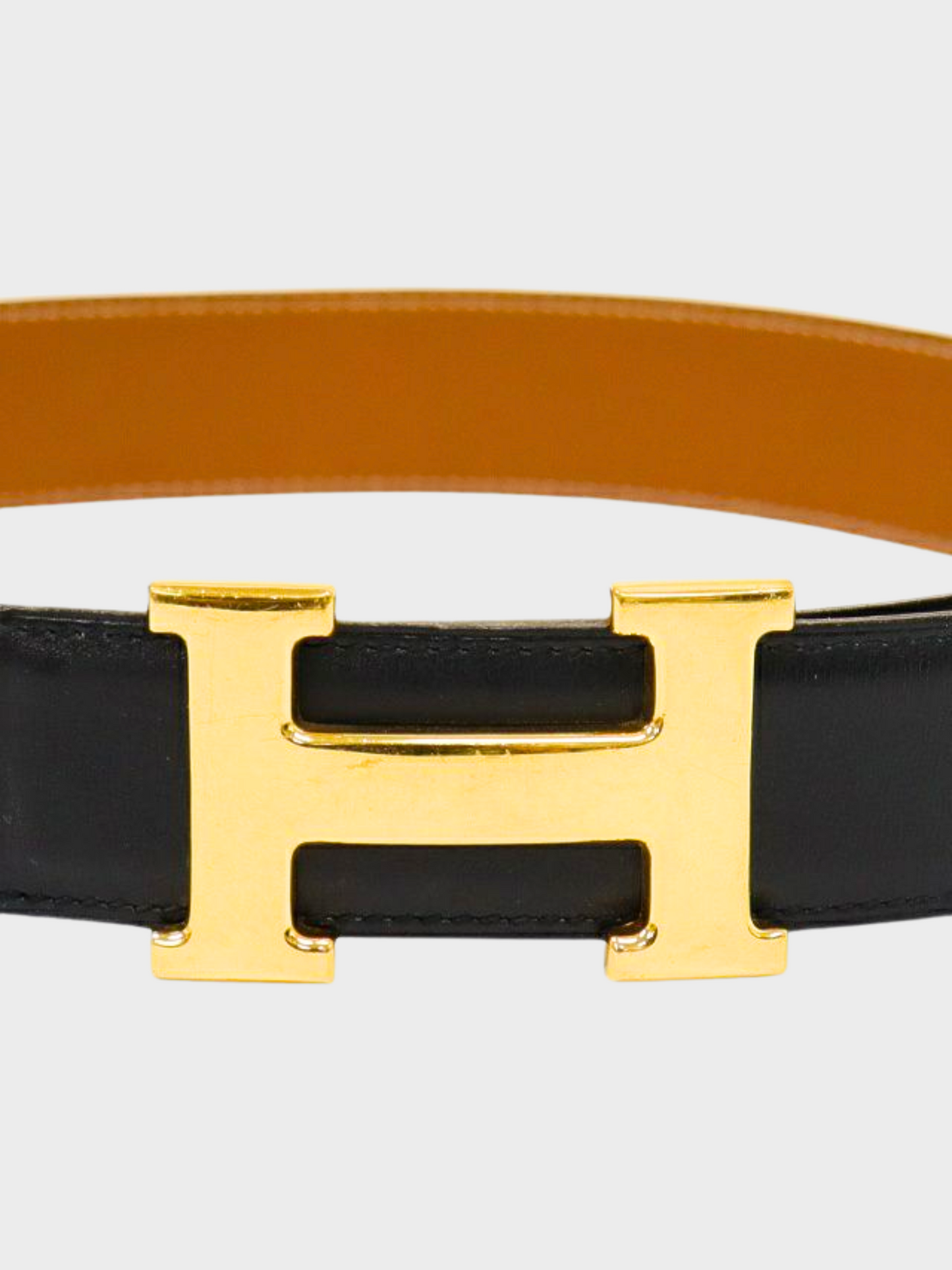 Hermès 1995 Black Constance Belt