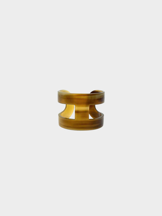 Hermès 2000s Ano Buffalo Horn Bangle