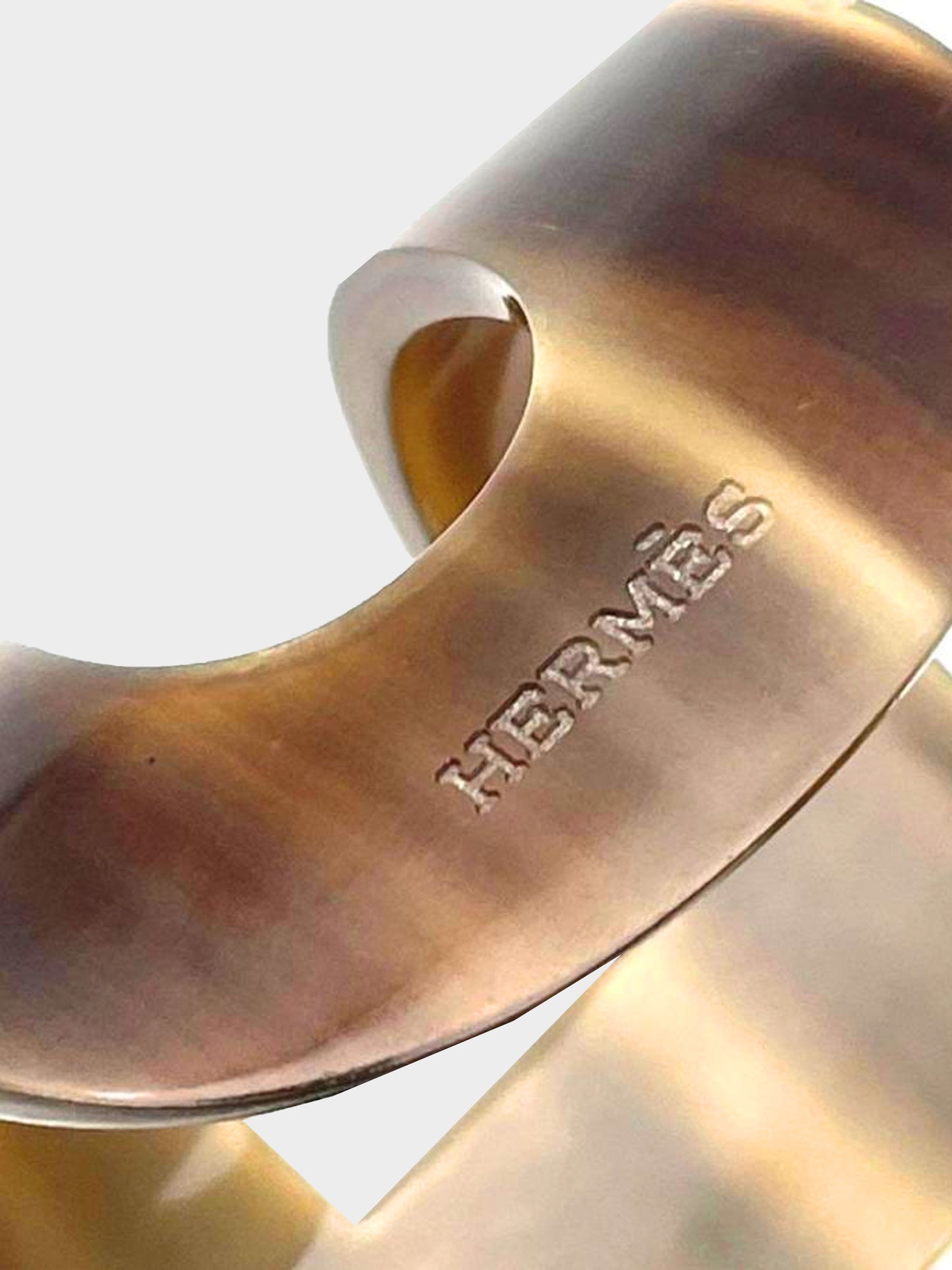 Hermès 2000s Ano Buffalo Horn Bangle