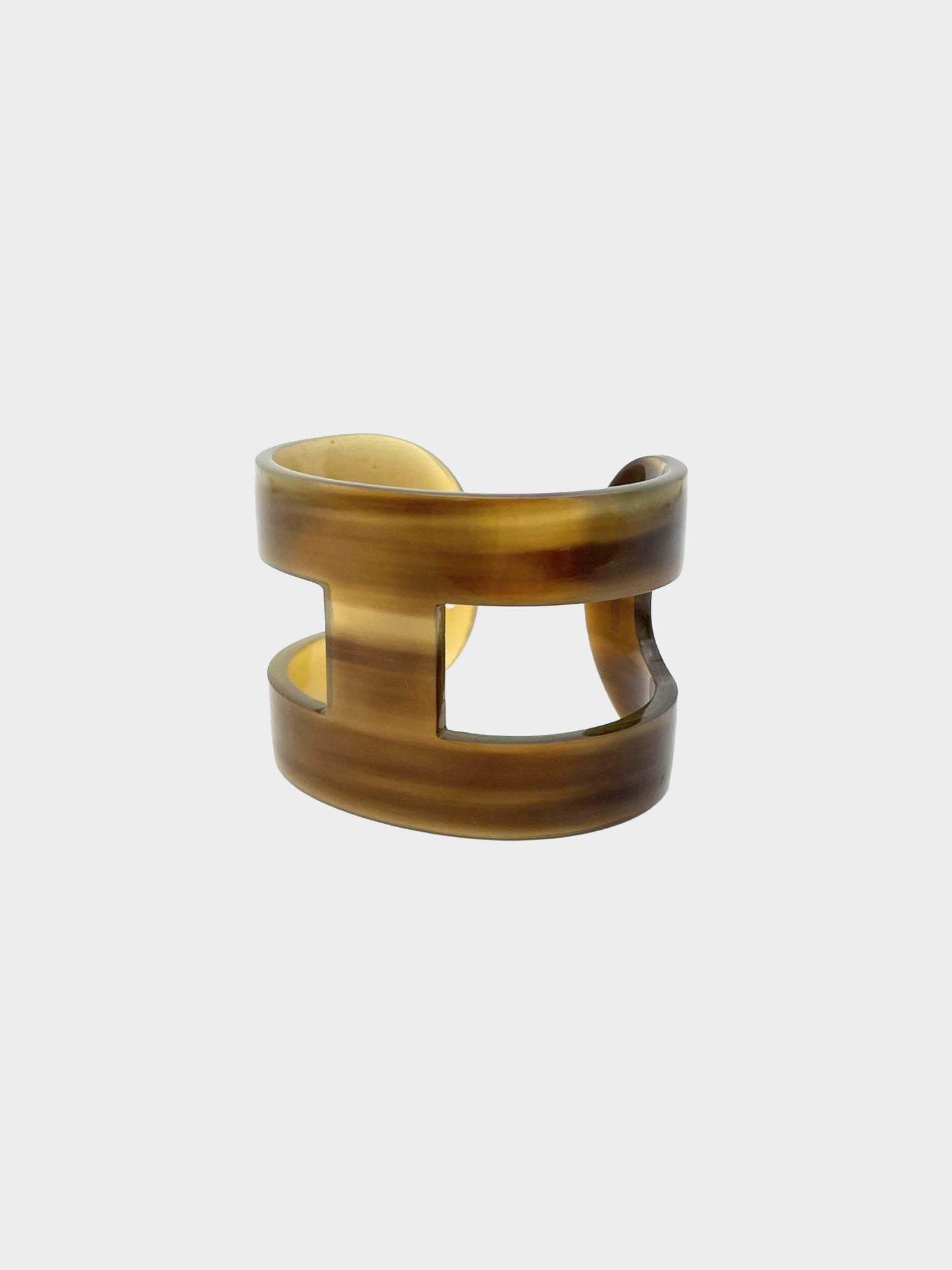 Hermès 2000s Ano Buffalo Horn Bangle